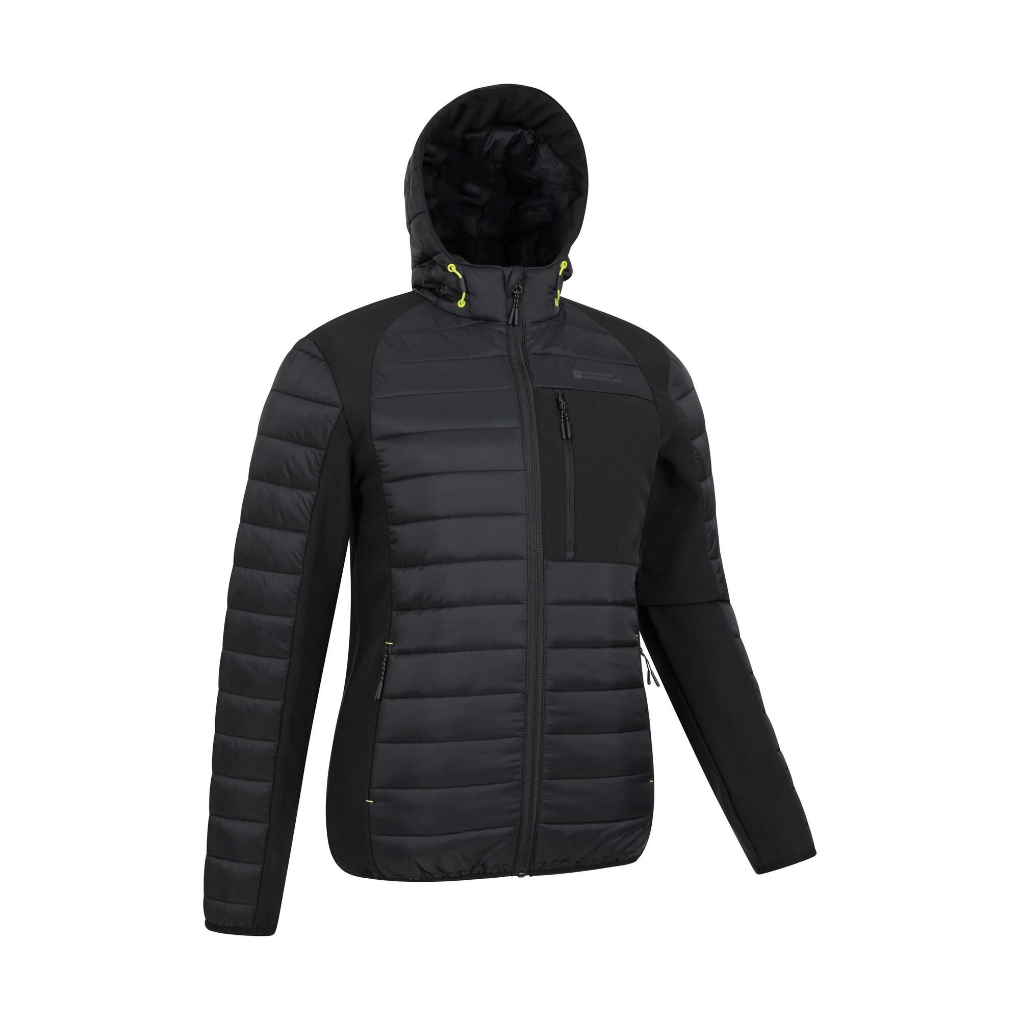 "Turbine II" Steppjacke für Herren Pechschwarz 4/4
