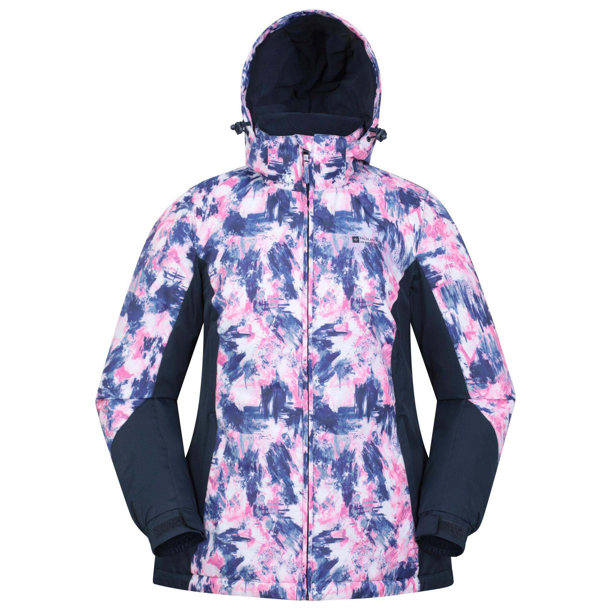 MOUNTAIN WAREHOUSE Womens/Ladies Dawn II Printed Ski Jacket (Navy)