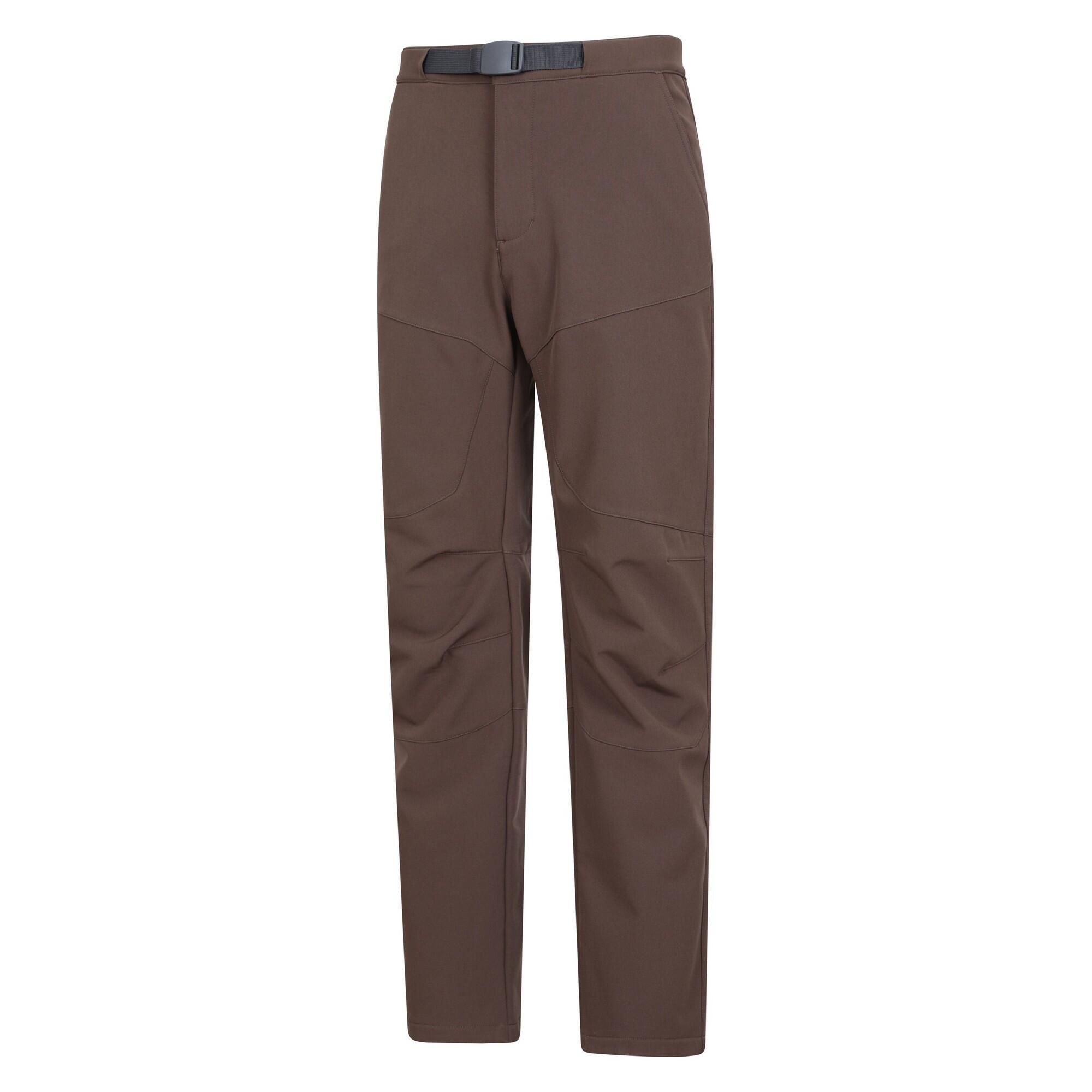 Pantaloni Da Trekking Uomo Mountain Warehouse Rockcliffe Marrone 3/4