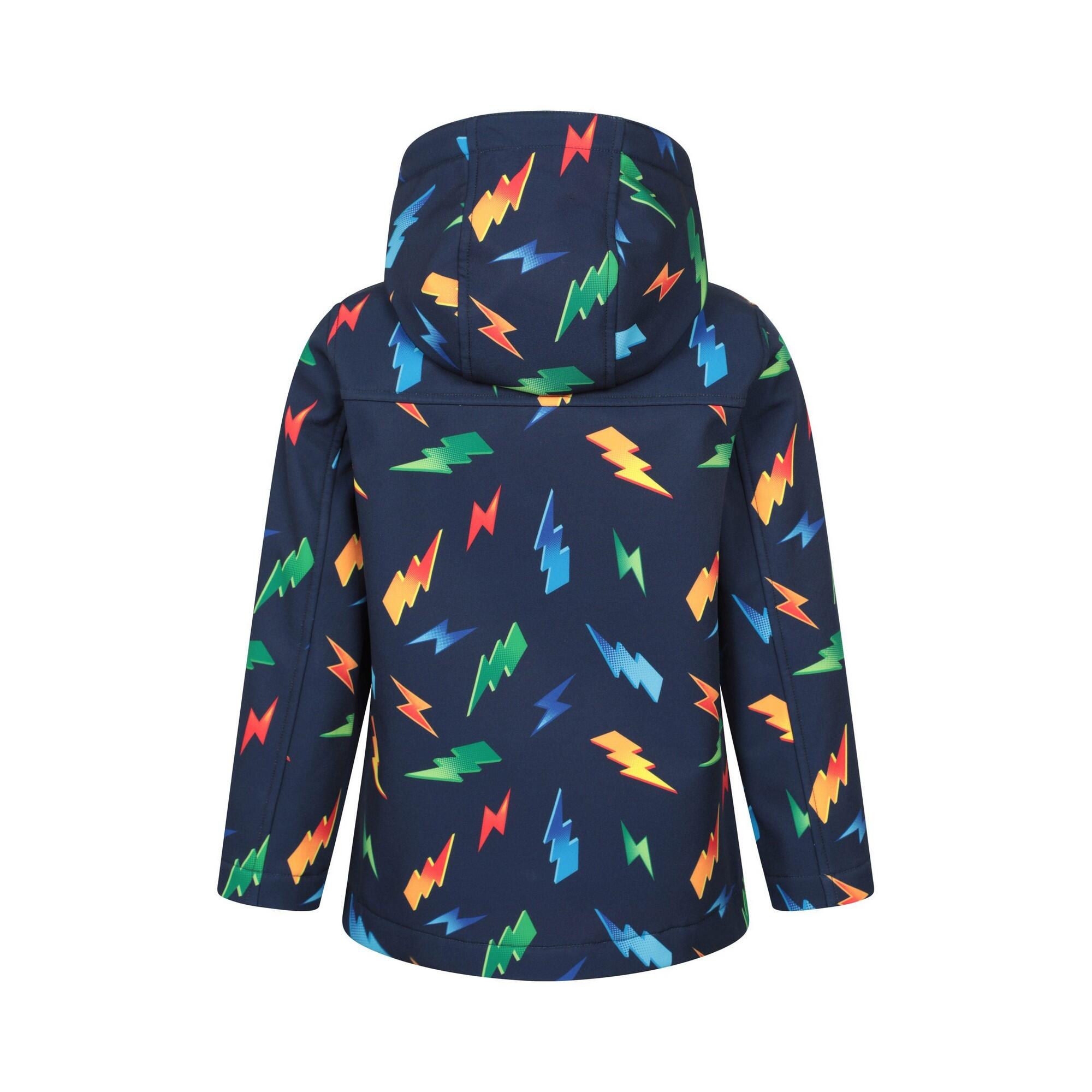 "Exodus" Softshelljacke für Kinder Leuchtend Gelb 2/4