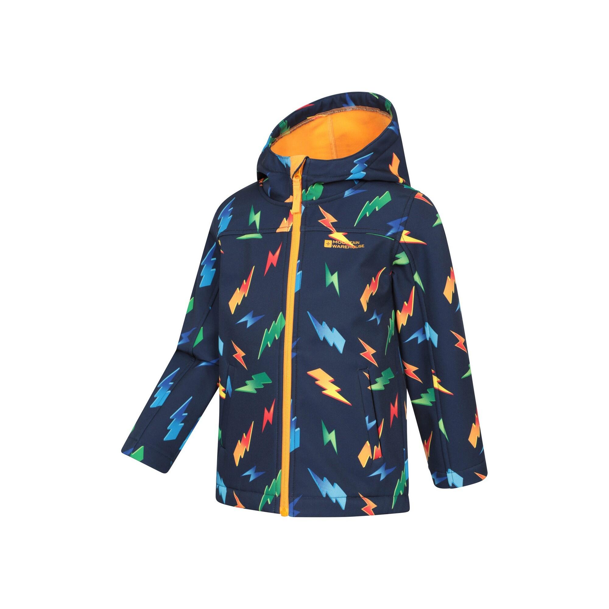 "Exodus" Softshelljacke für Kinder Leuchtend Gelb 4/4