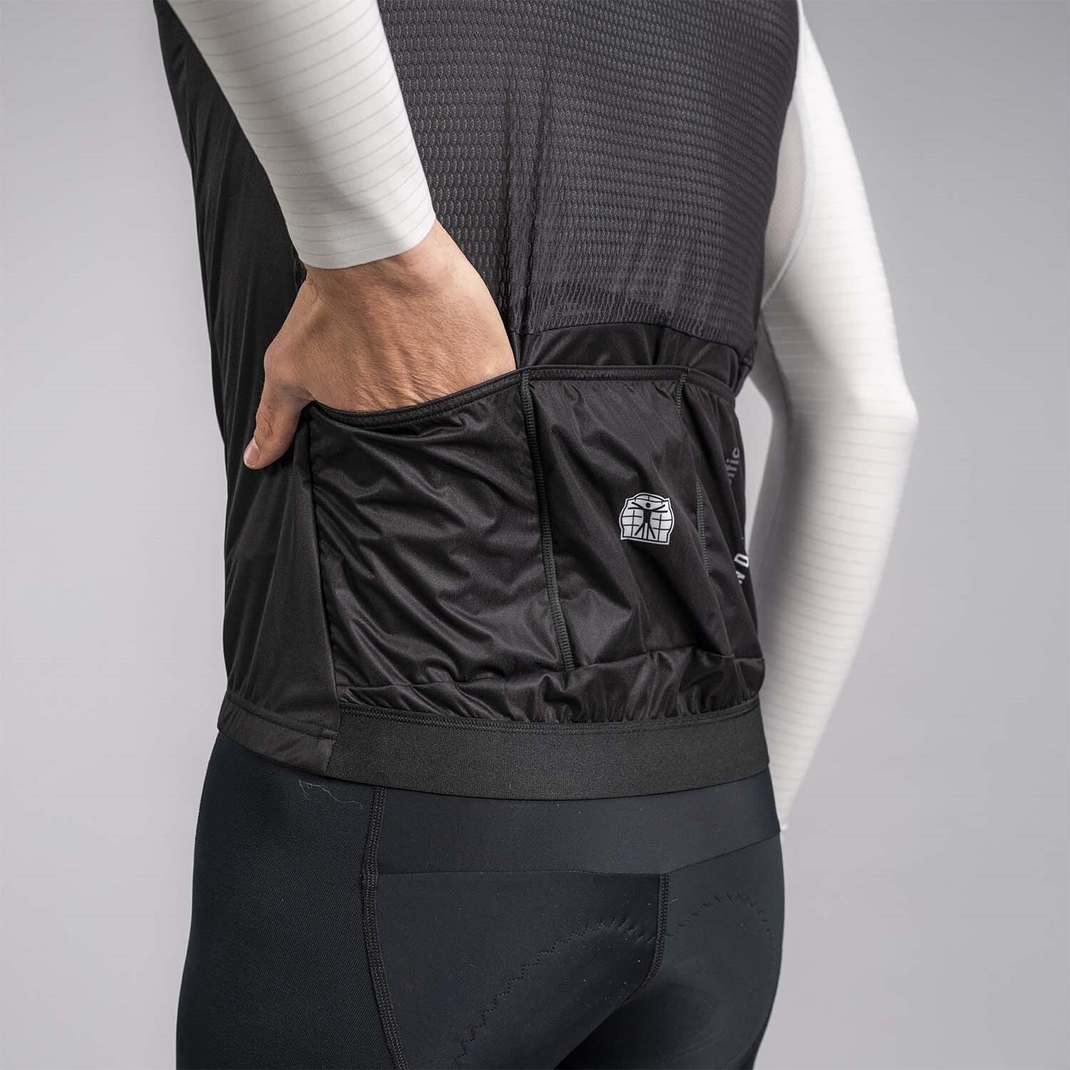 Gilet Cyclisme Coupe-Vent Homme - Icon Eclipse Black 4/7