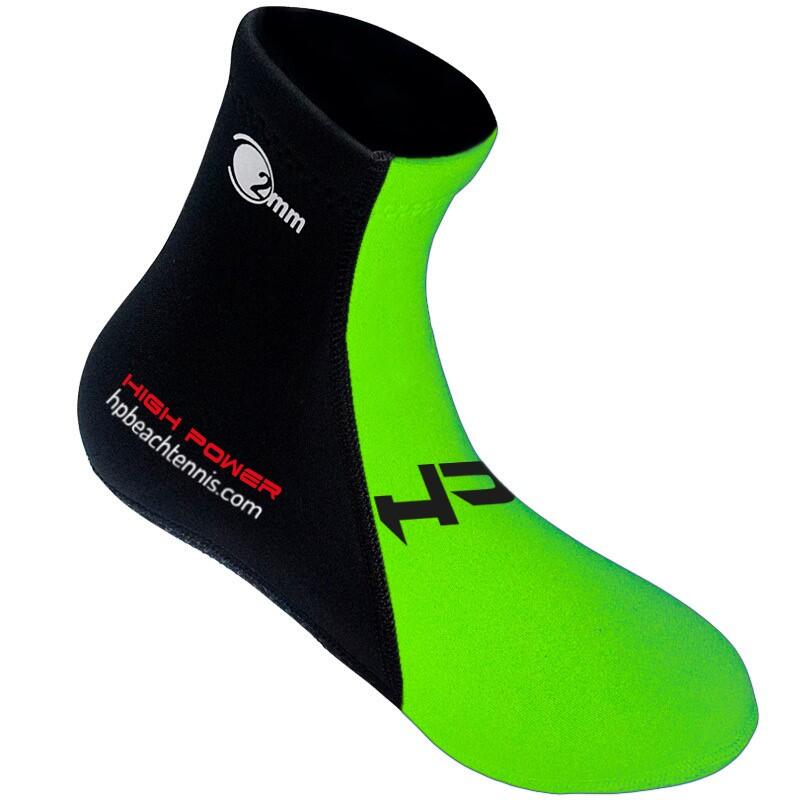 HIGH POWER HP Calzari Beach Tennis Lycra Suola Neoprene Nero - Le Coq Sport