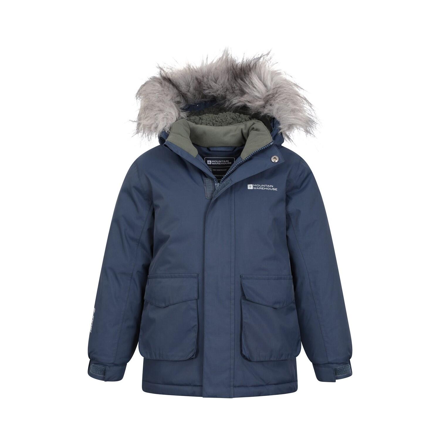 "Ranger" Jacke Wasserbeständig für Kinder Blau 3/4