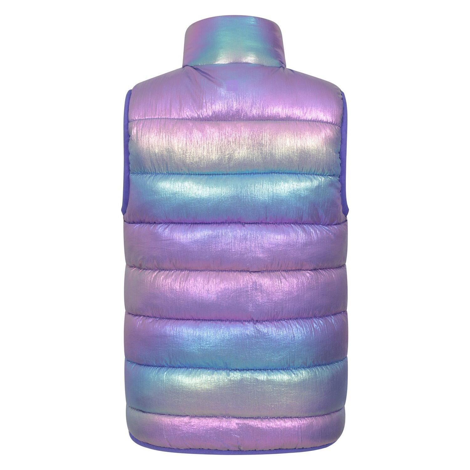 Childrens/Kids Rocko Plain Padded Gilet (Blue) 2/4