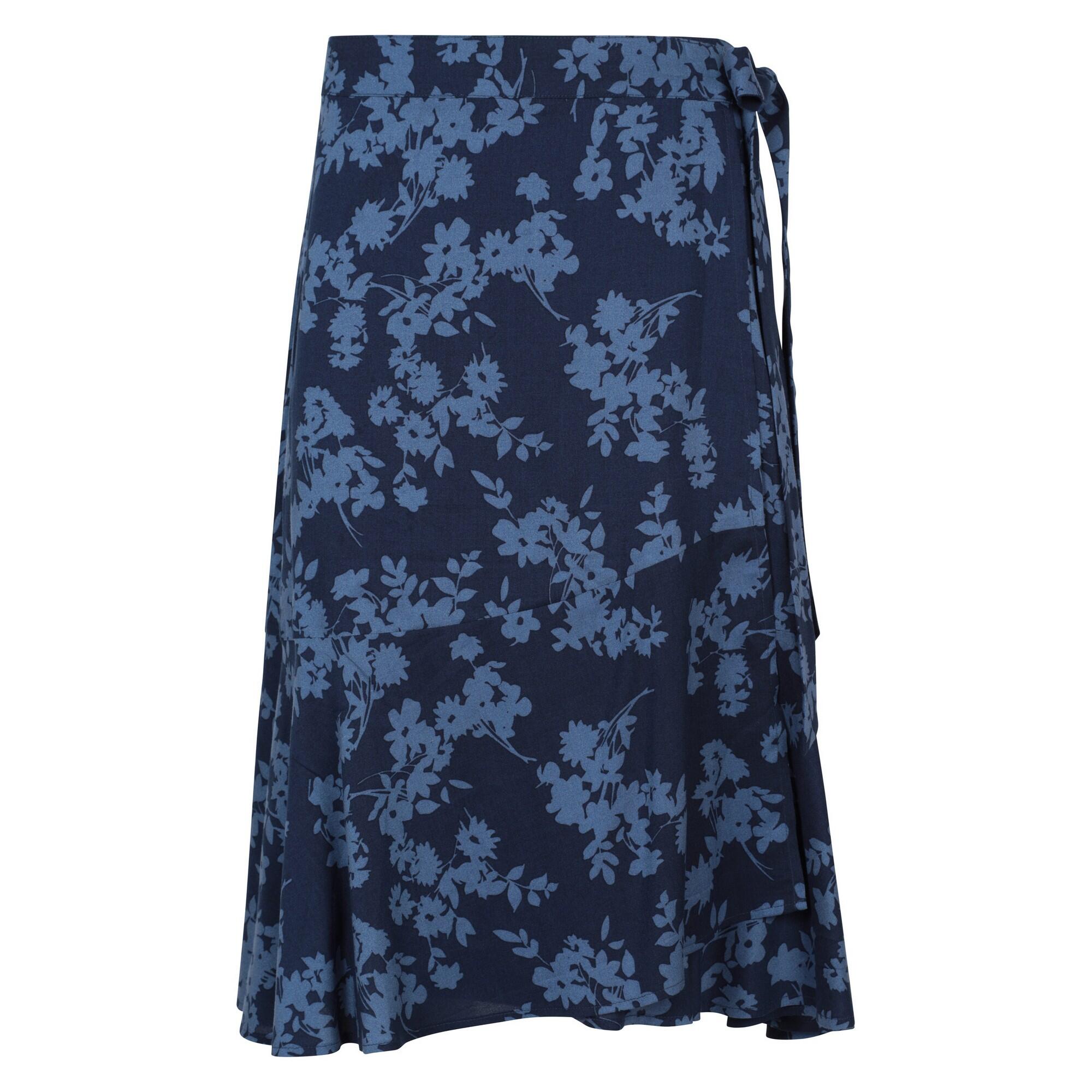 MOUNTAIN WAREHOUSE Womens/Ladies Papamoa Floral Wrap Skirt (Dark Blue)