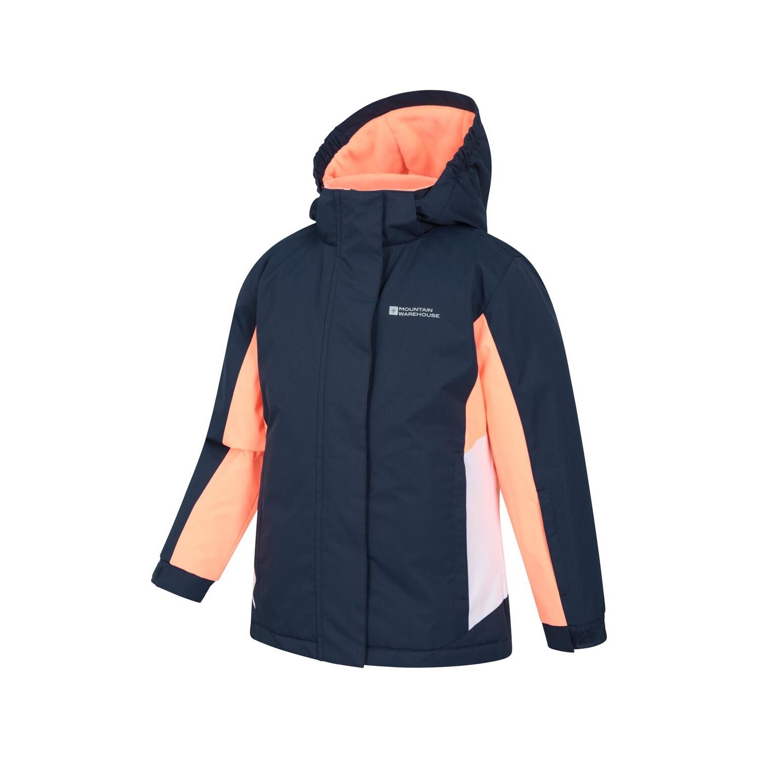 "Honey" Skijacke für Kinder Schwarze Iris-Marine 3/4