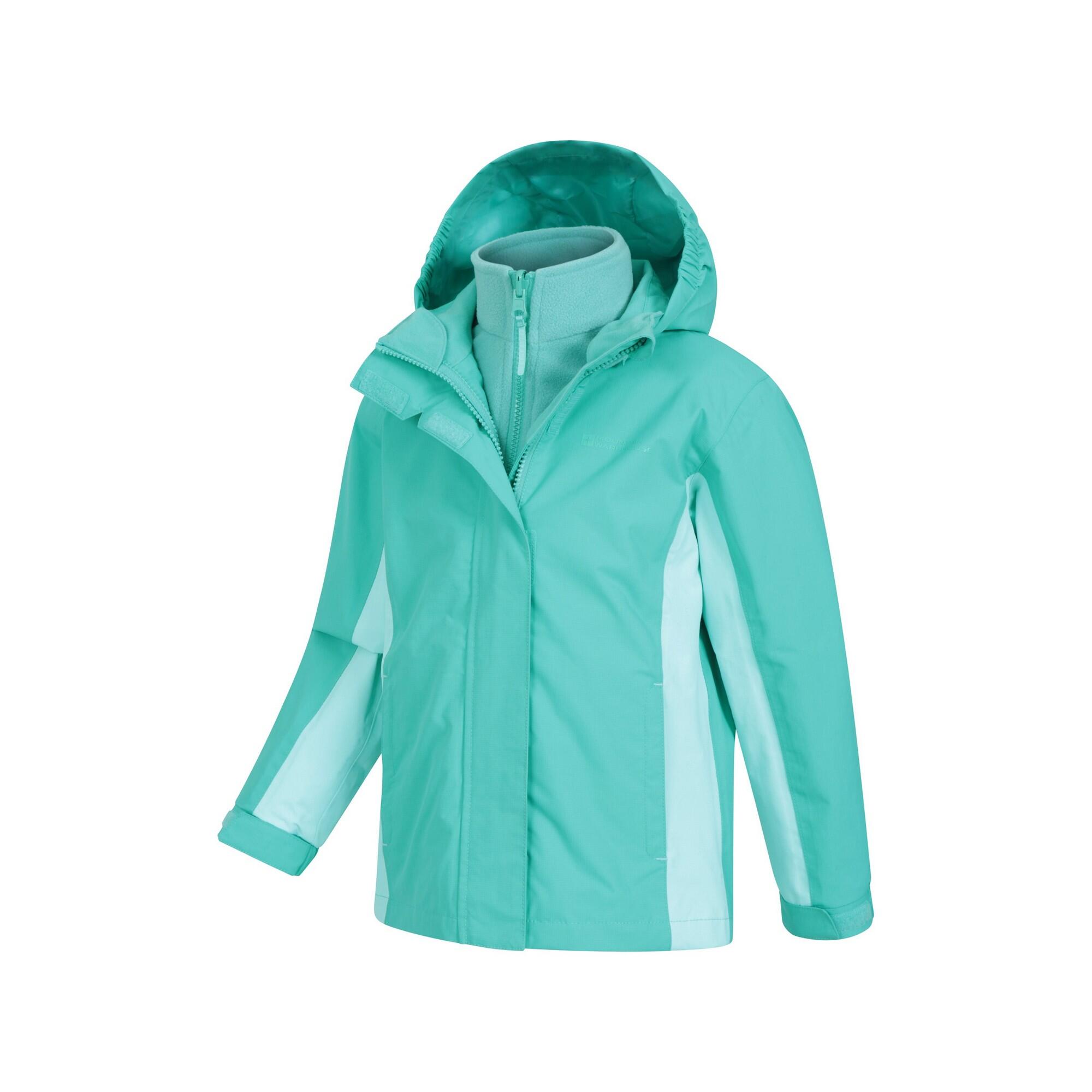 Veste Imperméable LIGHTNING Enfant (Bleu Sarcelle) 3/4