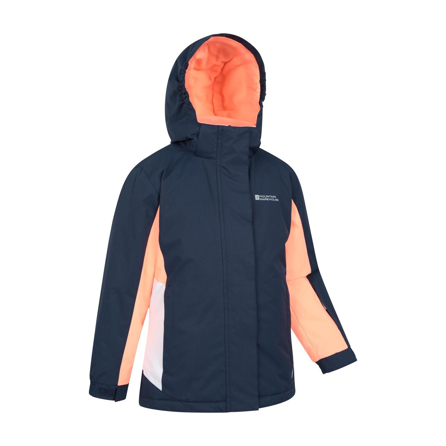 "Honey" Skijacke für Kinder Schwarze Iris-Marine 4/4