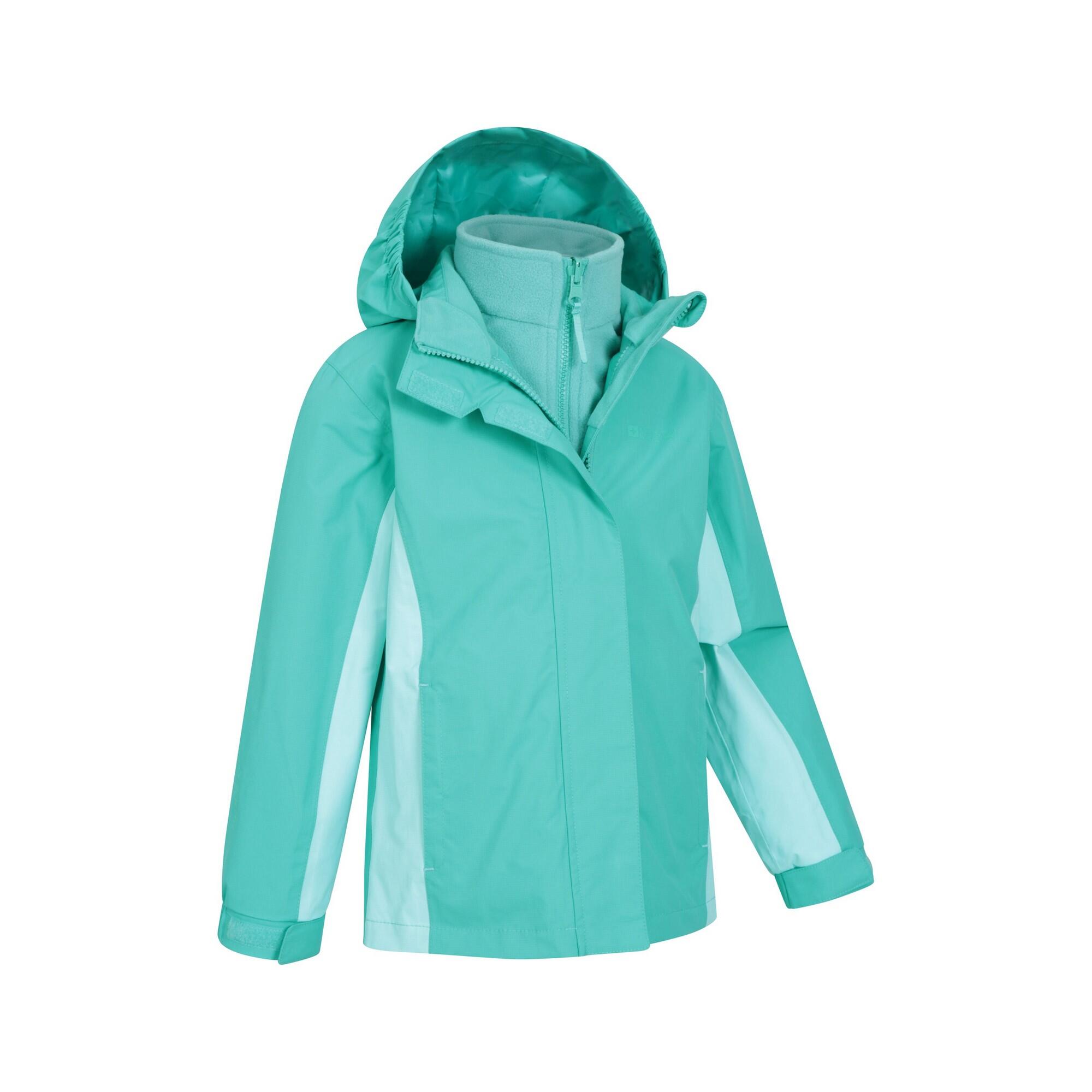 Veste Imperméable LIGHTNING Enfant (Bleu Sarcelle) 4/4