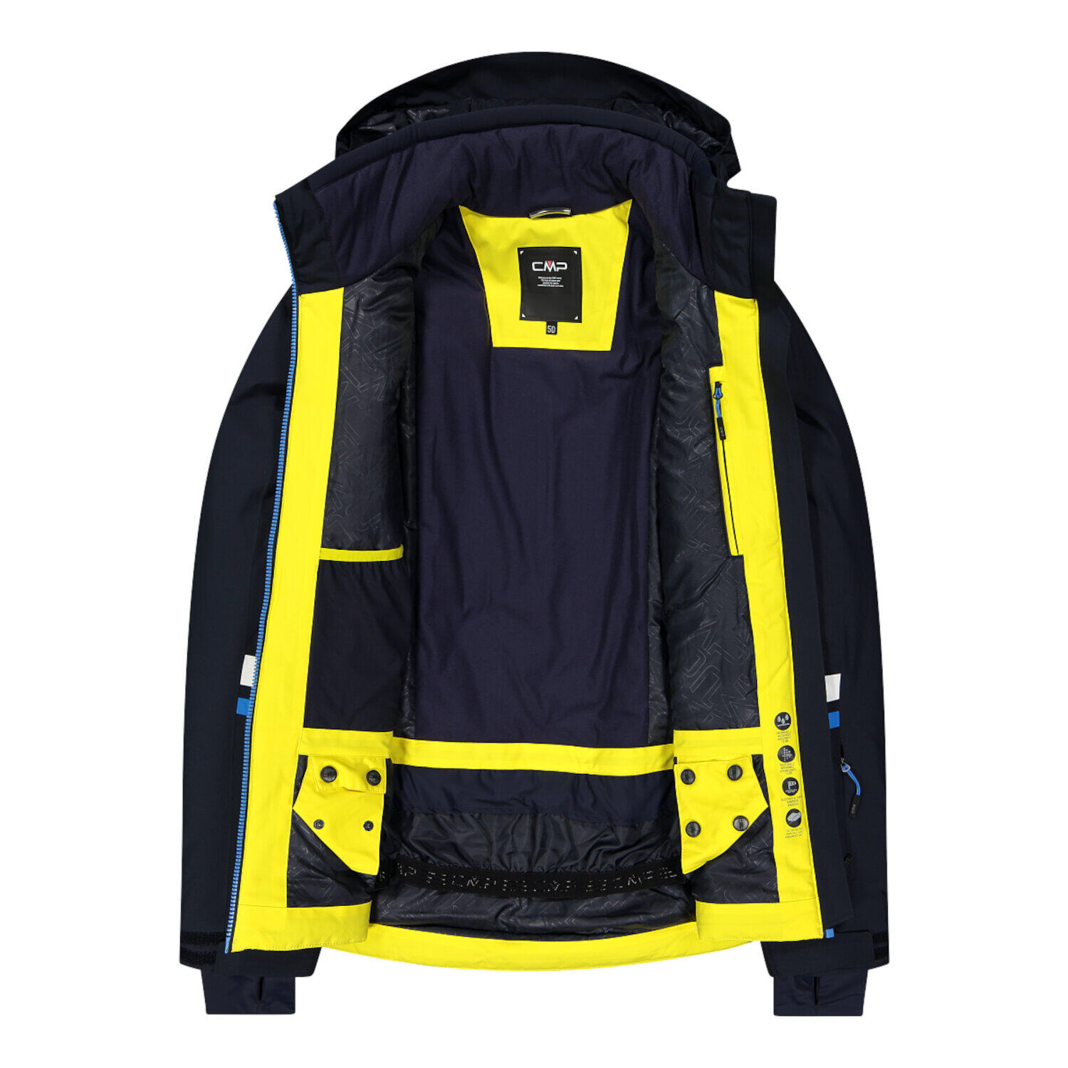 Heren ski-jas CMP 35W0017 Zip Hood 4/6