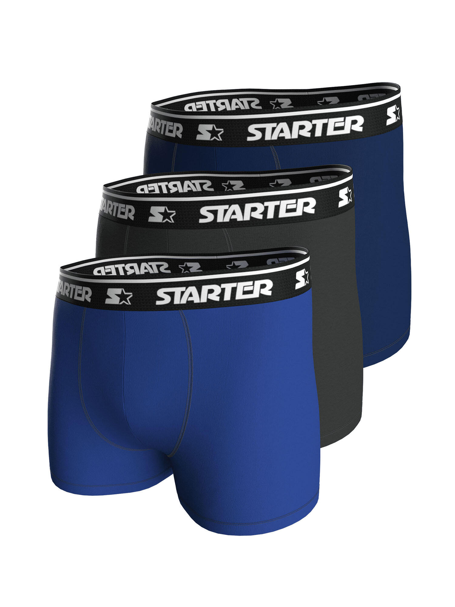 Starter 3pk Boxers S Royal/Grey/Navy 2/7