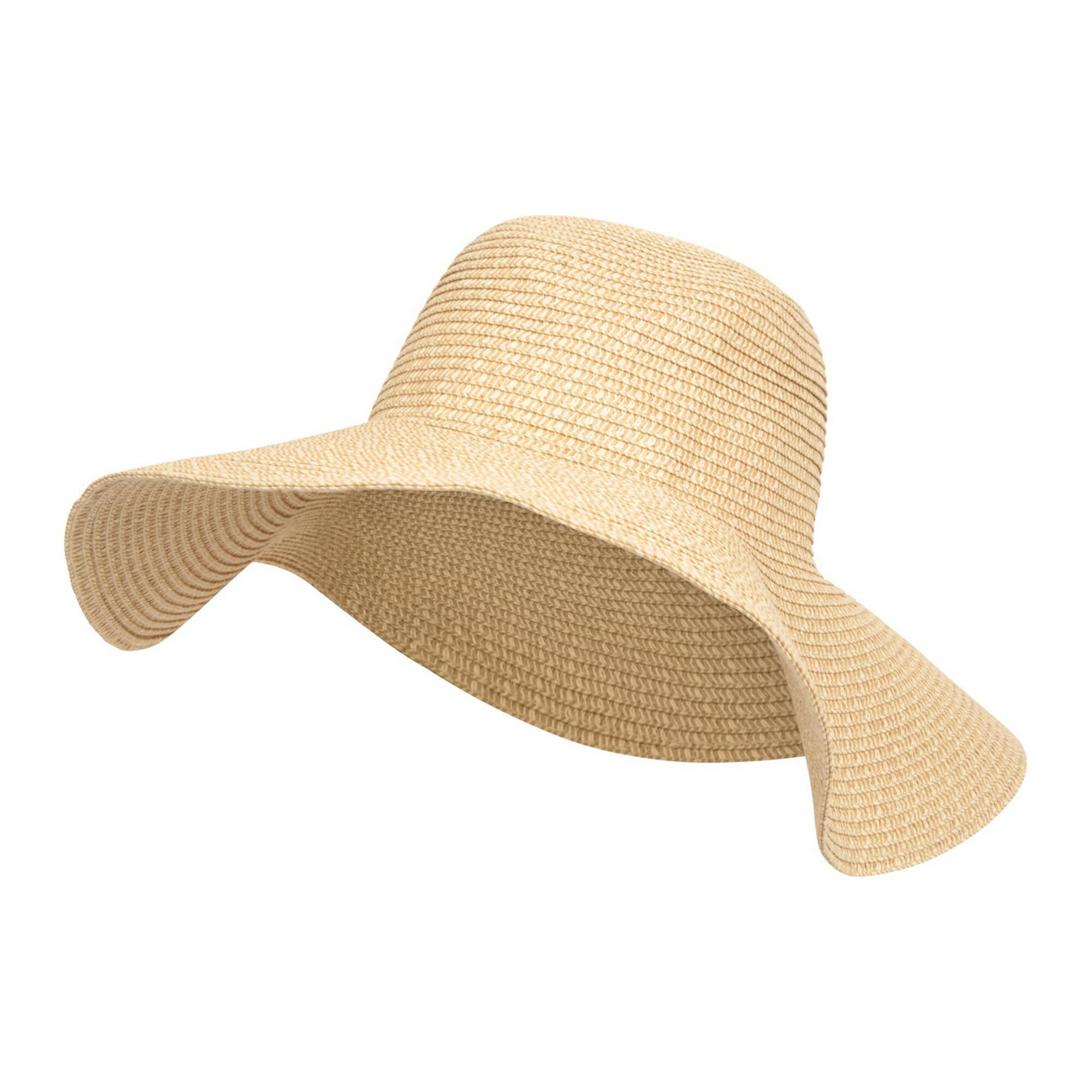 "Lily" Sonnenhut für Damen Dunkelbeige 4/4