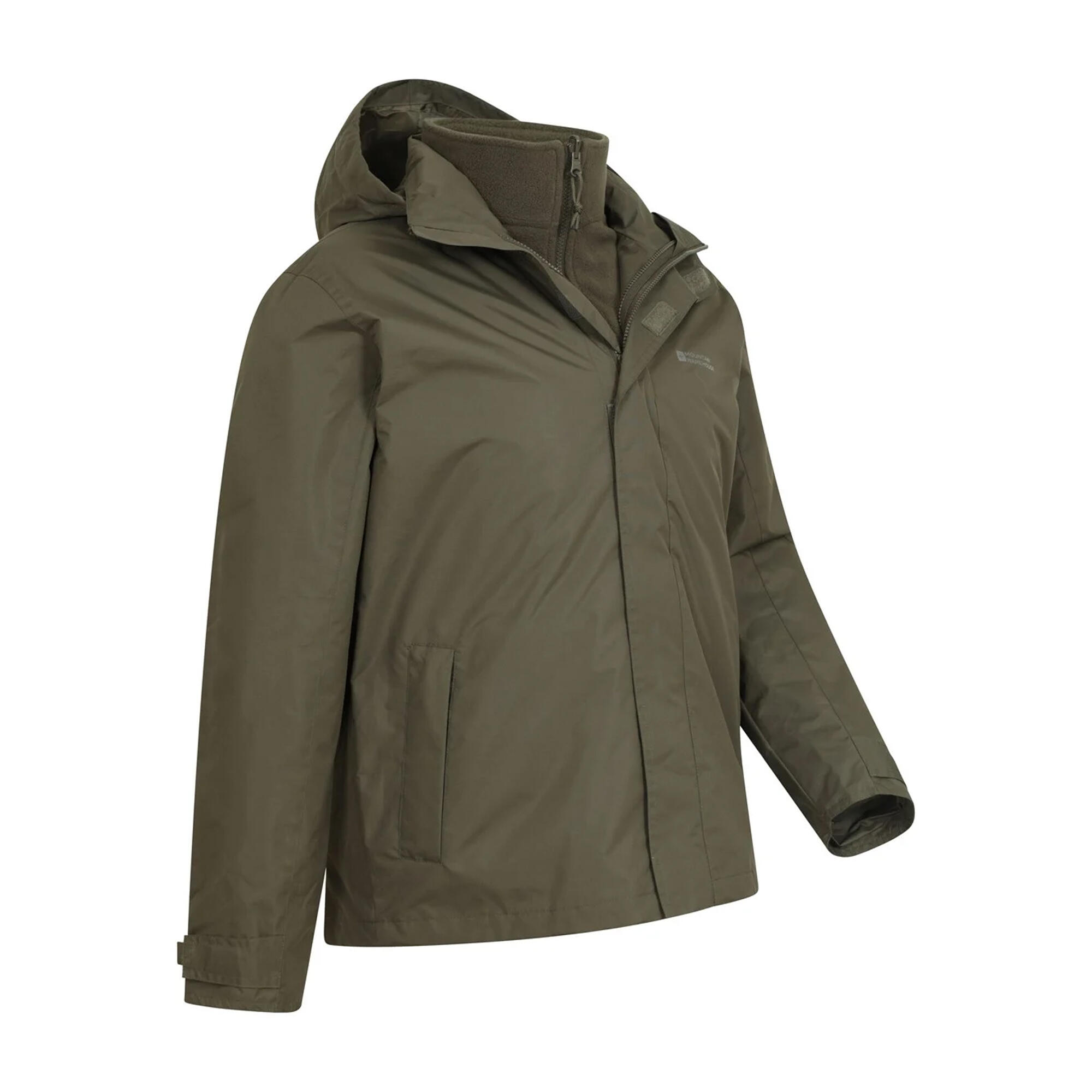 "Fell II" Jacke 3 in 1 für Herren Khaki 4/4