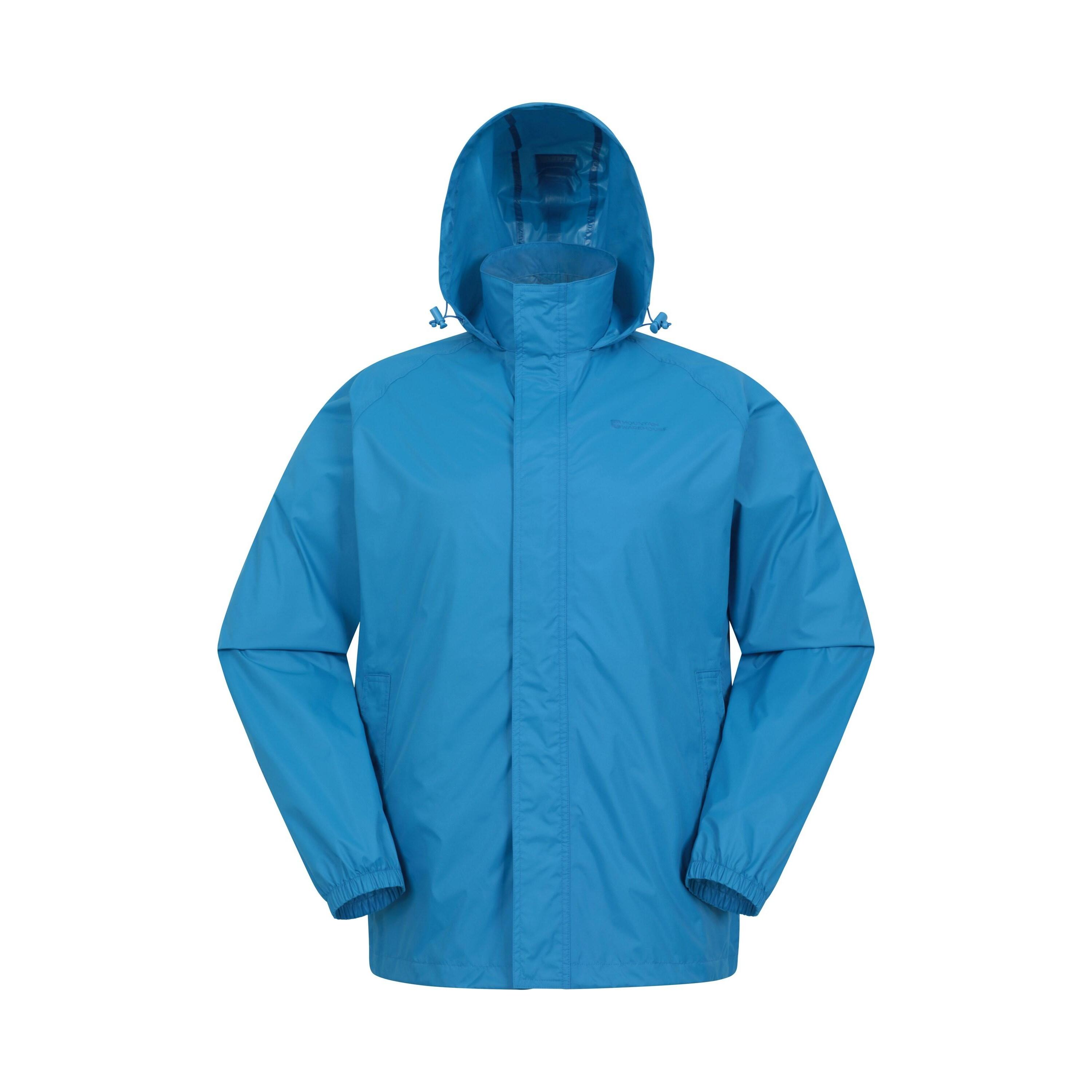 MOUNTAIN WAREHOUSE Mens Pakka II Waterproof Jacket (Bright Blue)