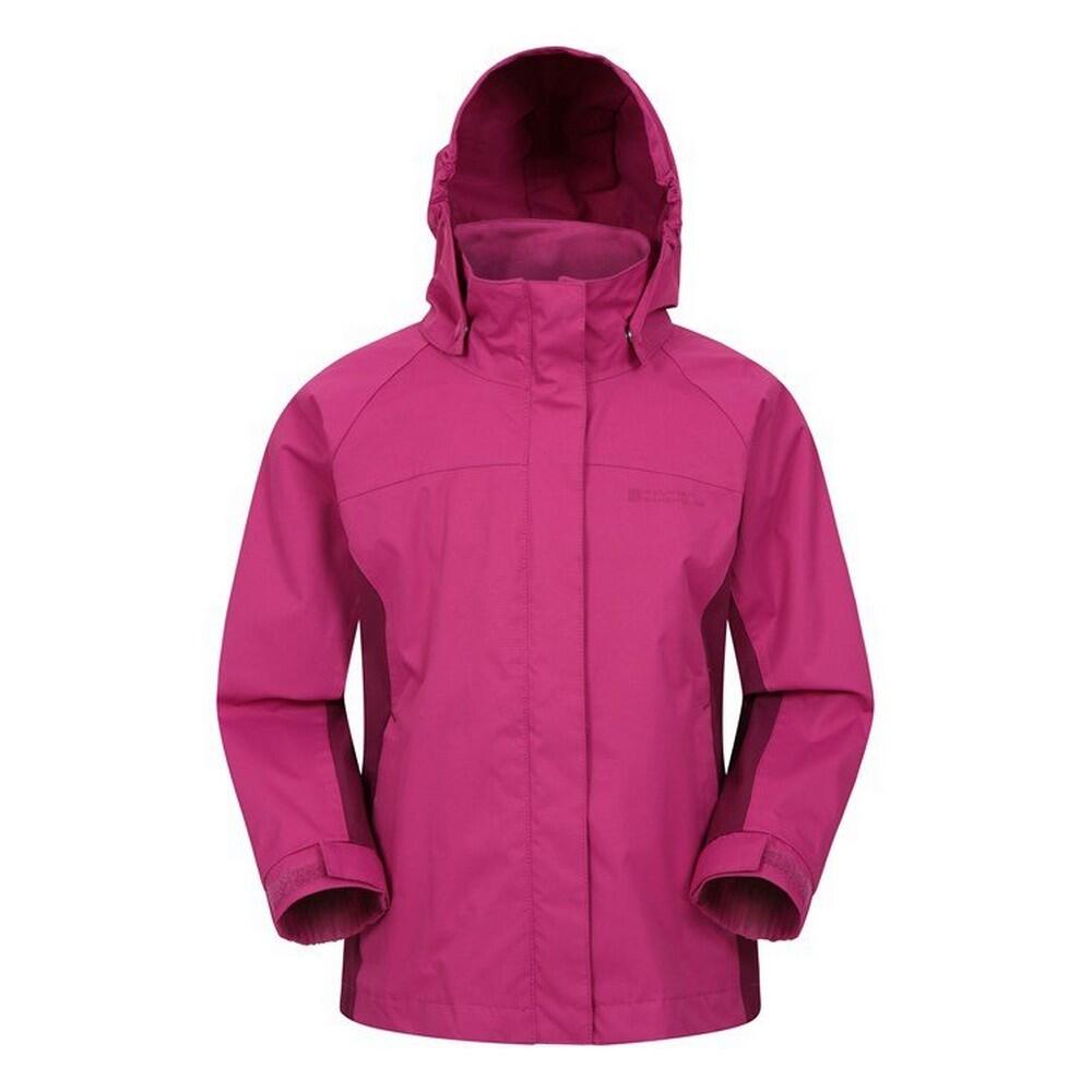 MOUNTAIN WAREHOUSE Childrens/Kids Shelly II Waterproof Jacket (Berry)