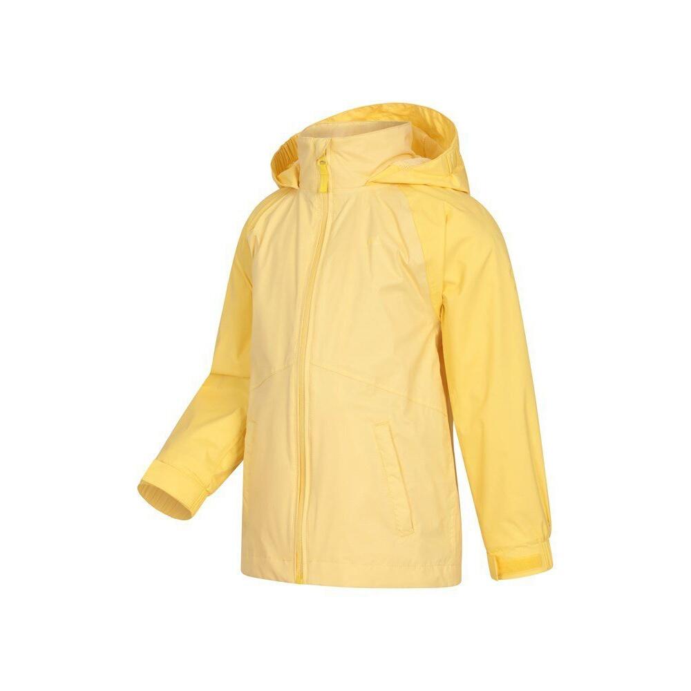 "Torrent II" Jacke, wasserfest für Kinder Mädchen Hellgelb 3/4