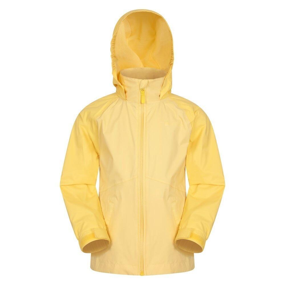 MOUNTAIN WAREHOUSE Giacca Impermeabile Bambini Mountain Warehouse Torrent II Giallo Pallido