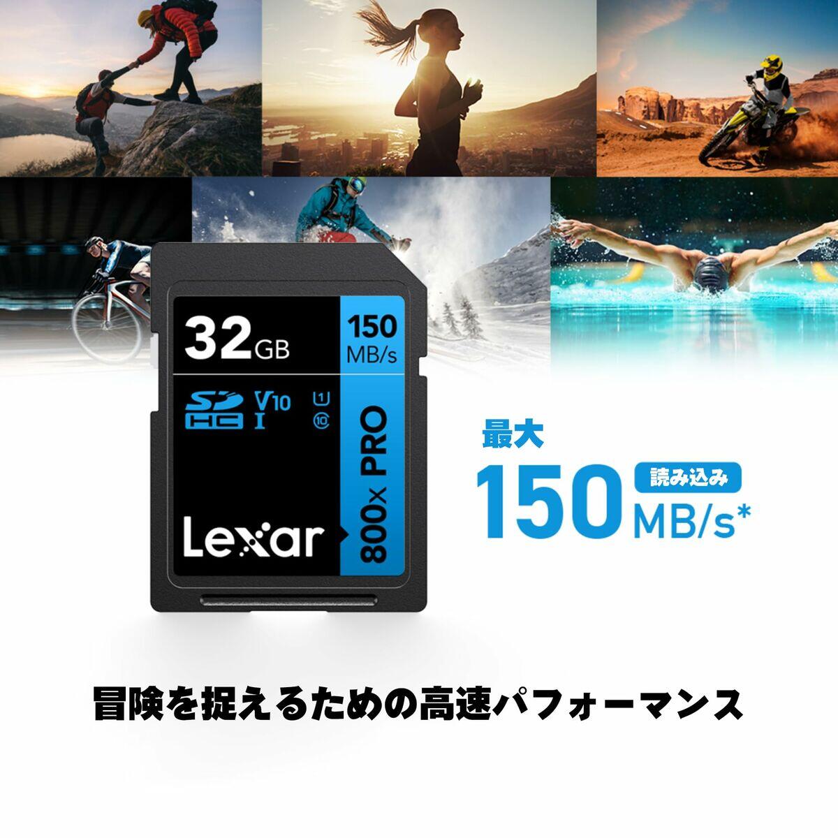 Carte Mémoire Micro SD avec Adaptateur LEXAR CL3800NW-ATA-XG 32 GB 4/5