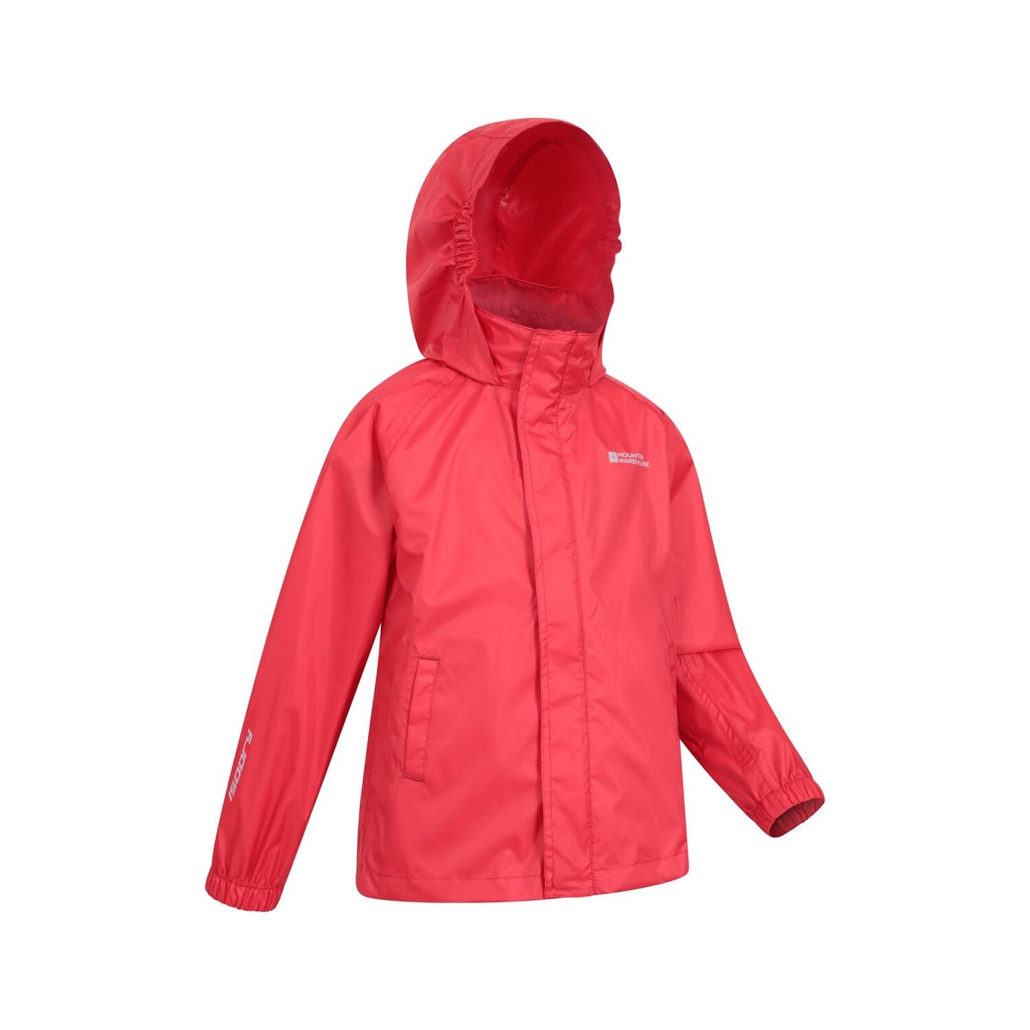 Childrens/Kids Pakka II Waterproof Jacket (Red) 3/4