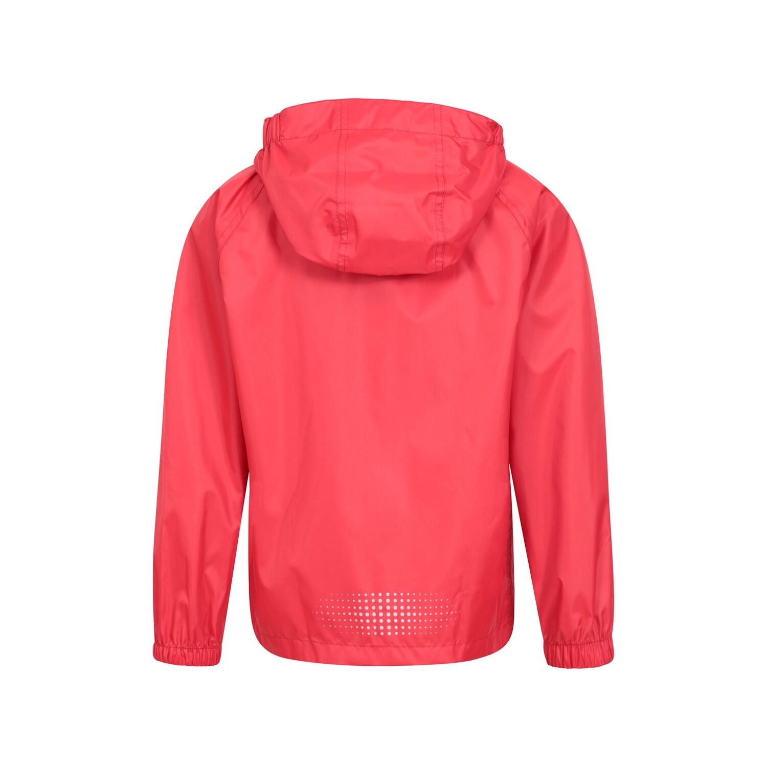 Childrens/Kids Pakka II Waterproof Jacket (Red) 2/4