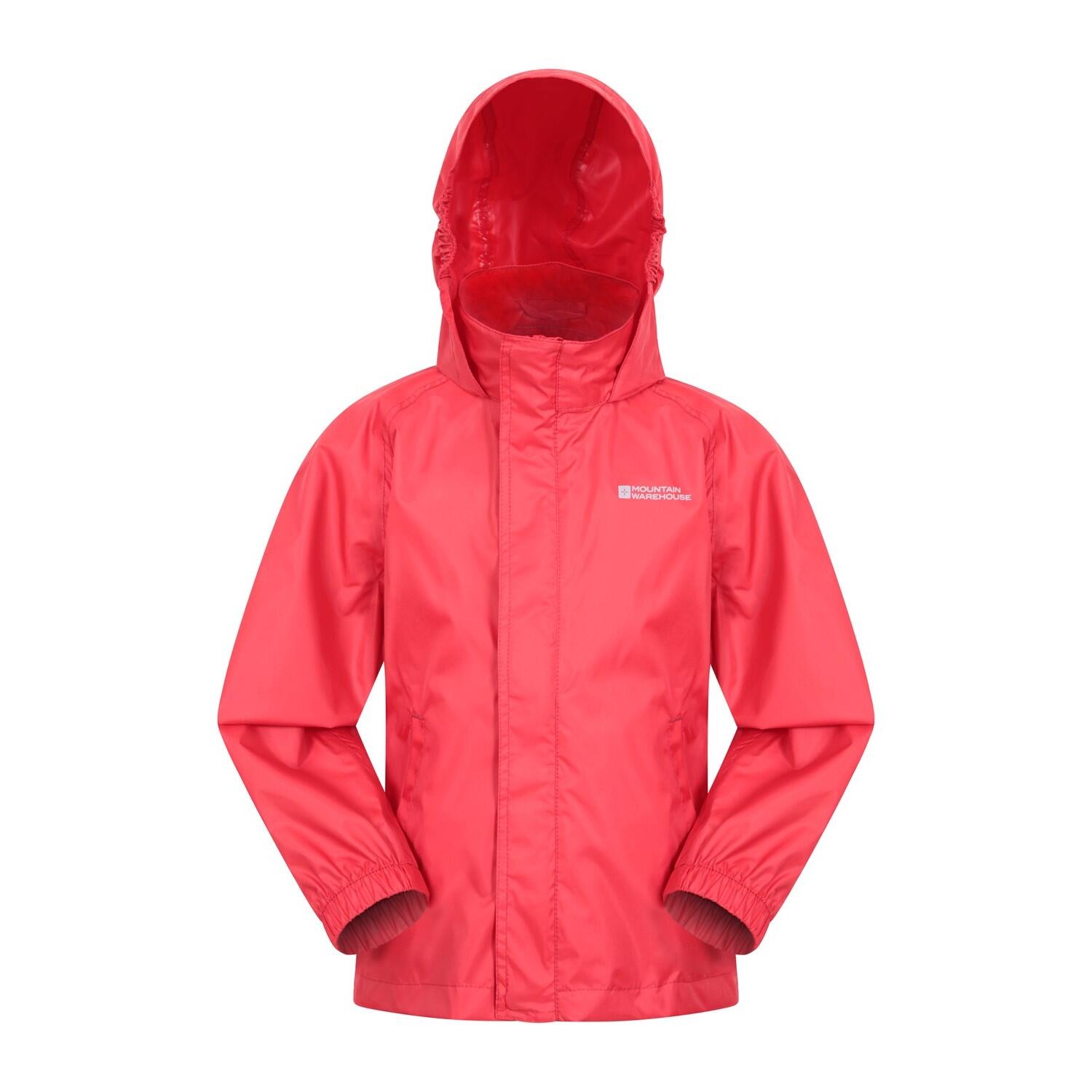 MOUNTAIN WAREHOUSE Giacca Impermeabile Bambini Mountain Warehouse Pakka II Rosso