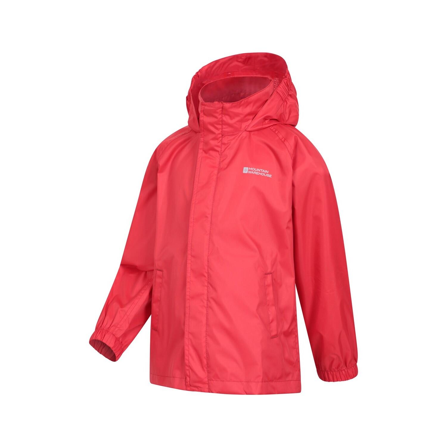 Childrens/Kids Pakka II Waterproof Jacket (Red) 4/4