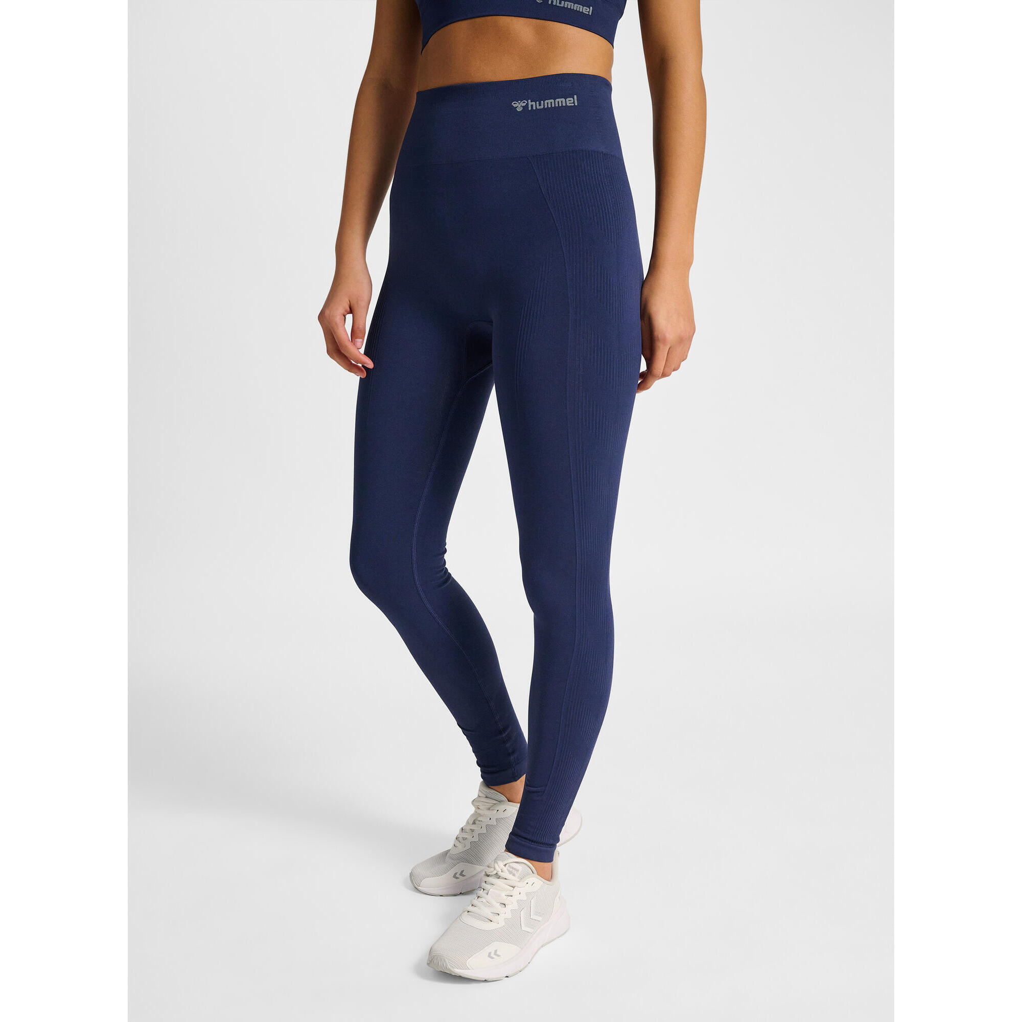 Hummel - Enfiler Collants Hmltif Entraînement Femme Hummel - Legging - Bleu|violet - S - Decathlon