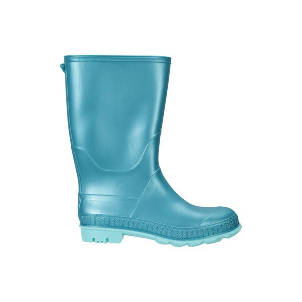 Bottes De Pluie Enfant (Bleu Sarcelle Clair) 3/4