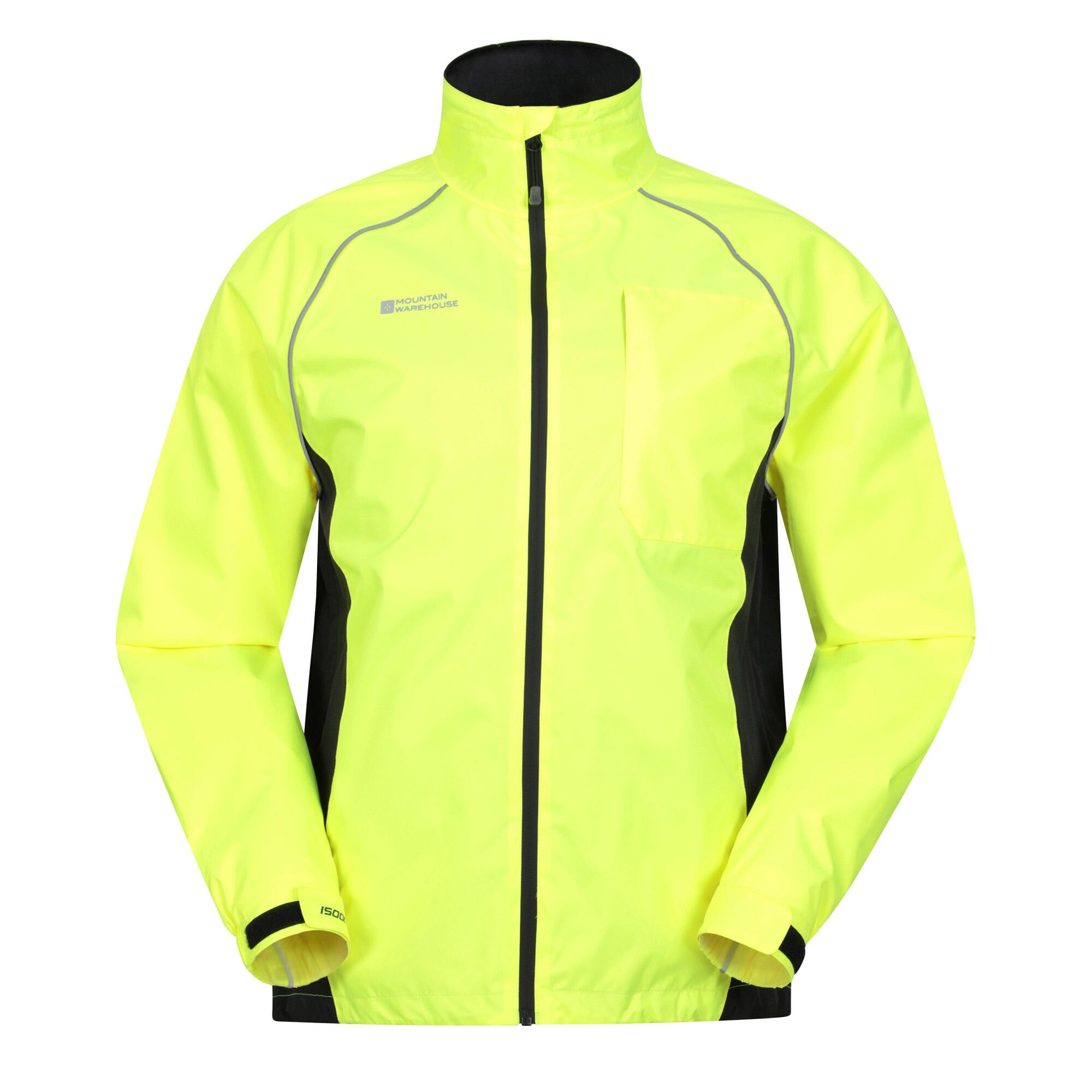 MOUNTAIN WAREHOUSE Mens Adrenaline II Waterproof Jacket (Yellow)