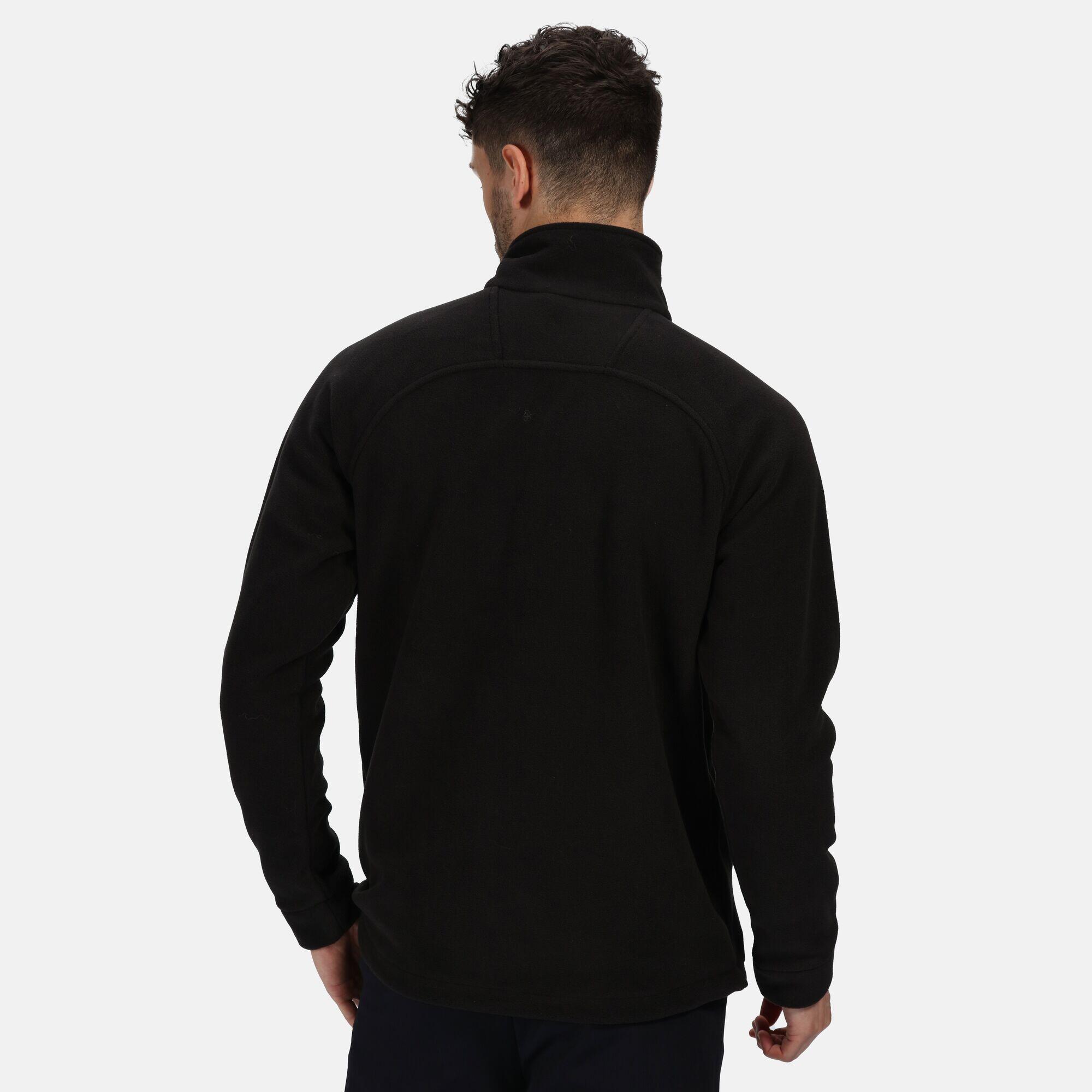Sigma Symmetry Heavyweight AntiPill Fleece Jacket (380 GSM) (Black) 2/5