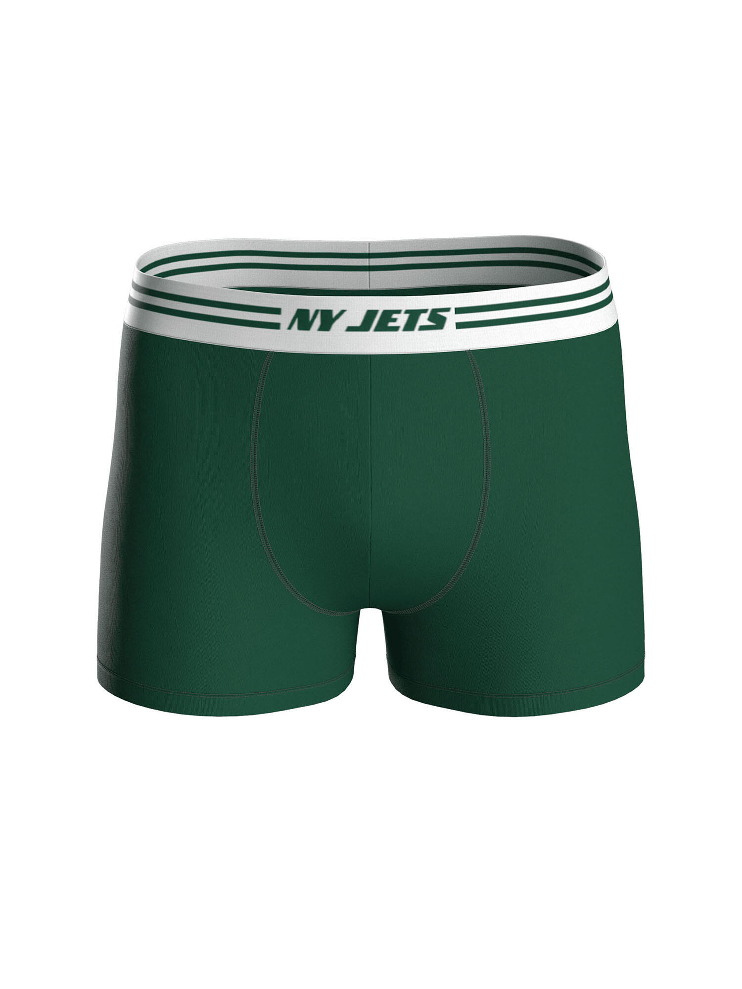 NFL New York Jets 3-Pack 95% Cotton Boxers | Green/Grey/Black Size XL 6/7
