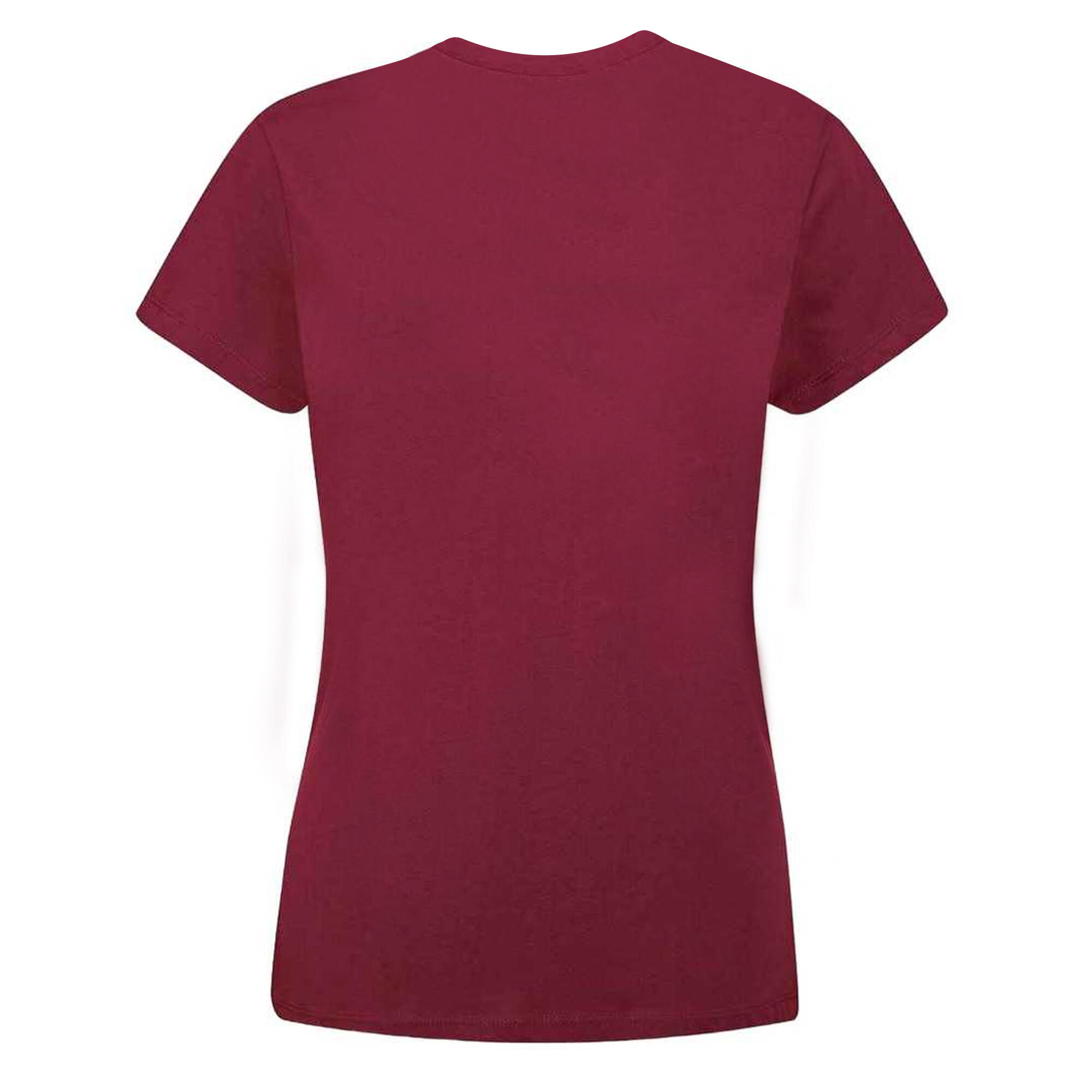 "Essential" TShirt für Damen Burgunderrot 2/3