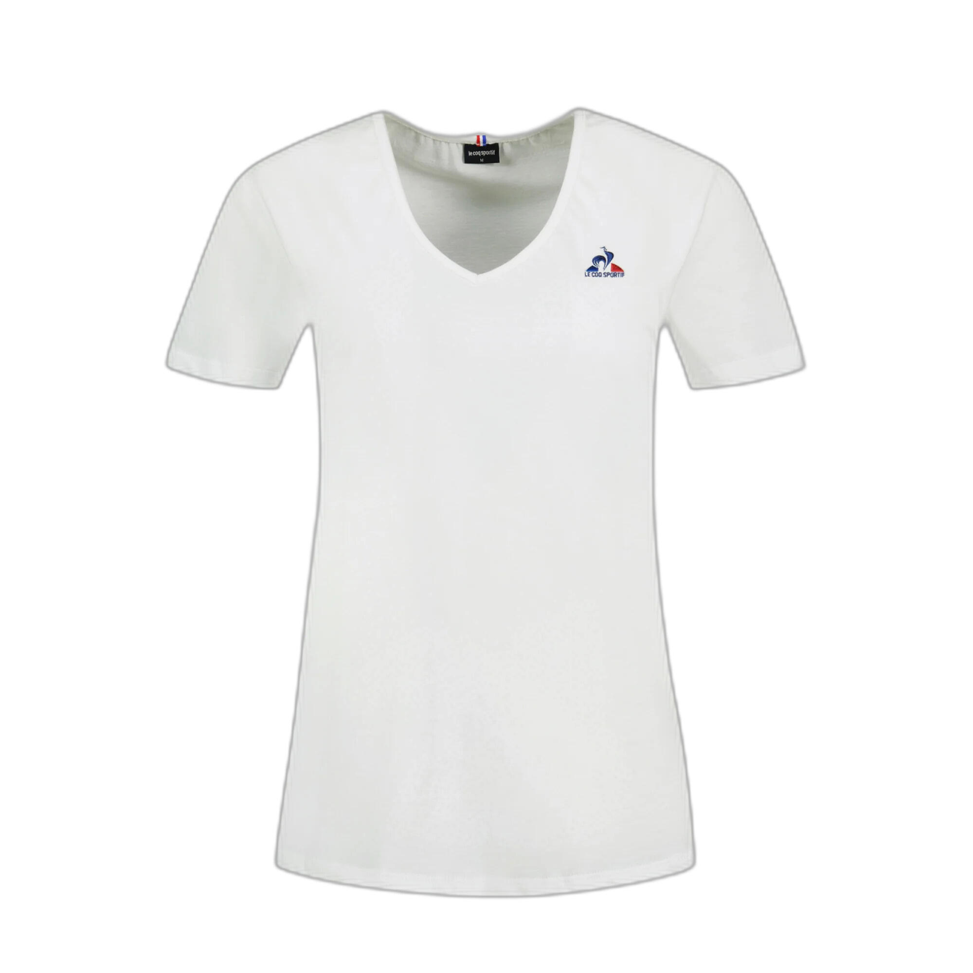Camiseta de mujer con cuello de pico Le Coq Sportif Essentiel N°1 1/6