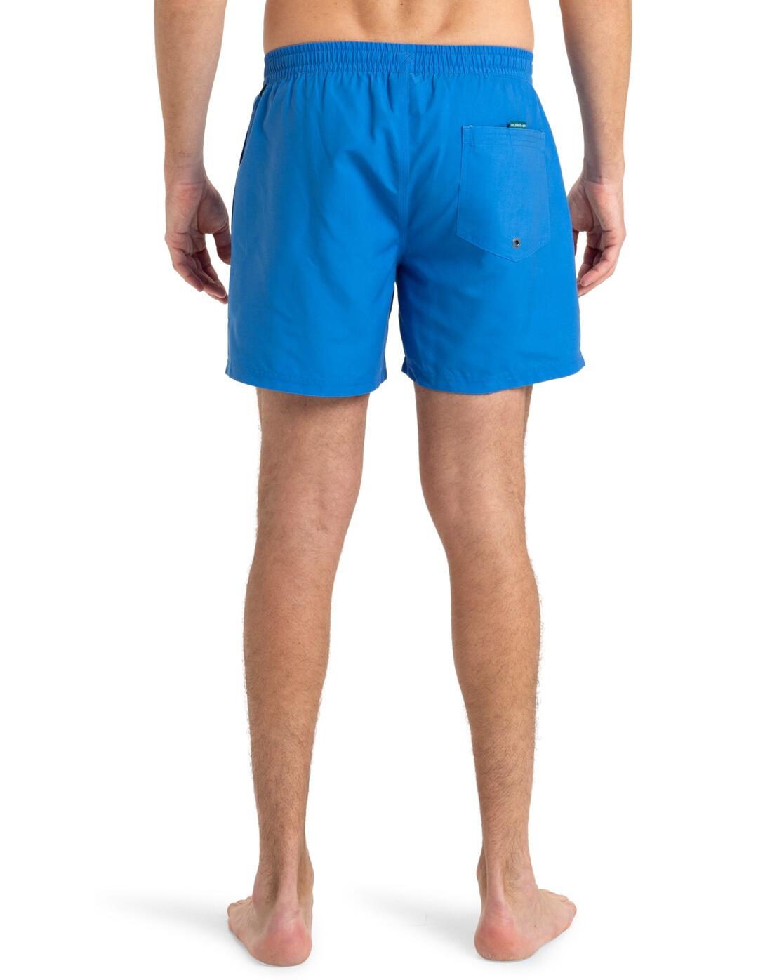 Short de bain EVERYDAY SOLID VOLLEY 15" Bleu Homme 3/4