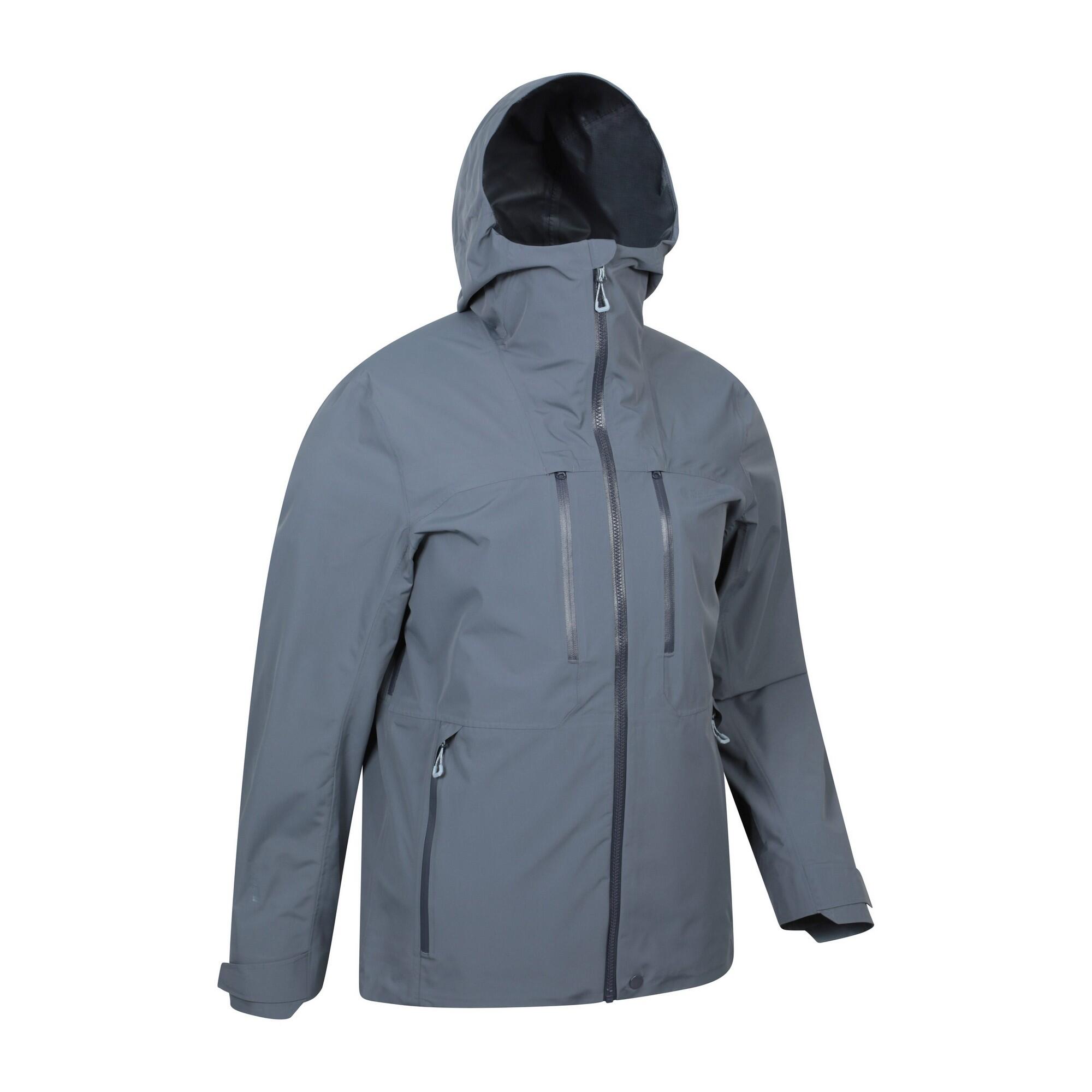 "Kailash" Jacke, wasserfest 2,5 Lagen für Herren Dunkelgrau 3/4