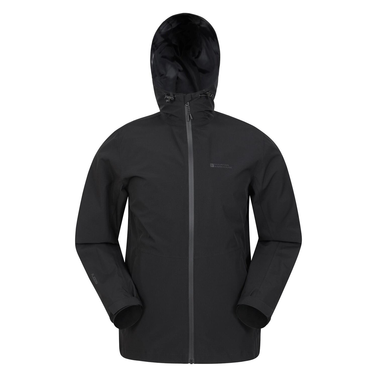 MOUNTAIN WAREHOUSE Giacca Impermeabile Uomo Mountain Warehouse Covert Nero