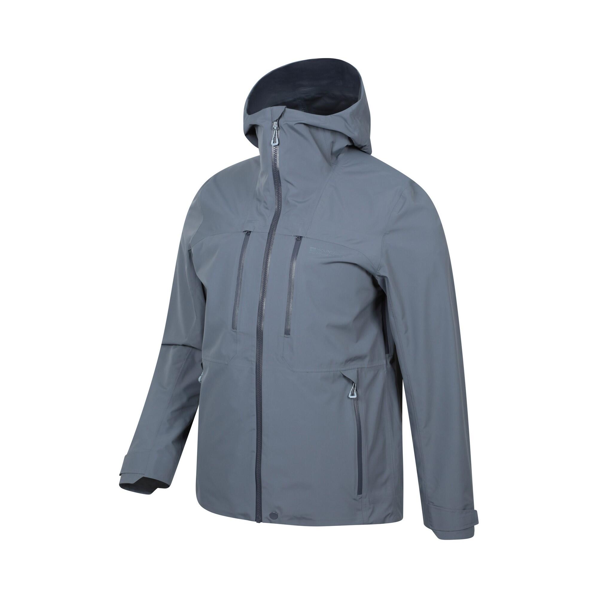 "Kailash" Jacke, wasserfest 2,5 Lagen für Herren Dunkelgrau 4/4