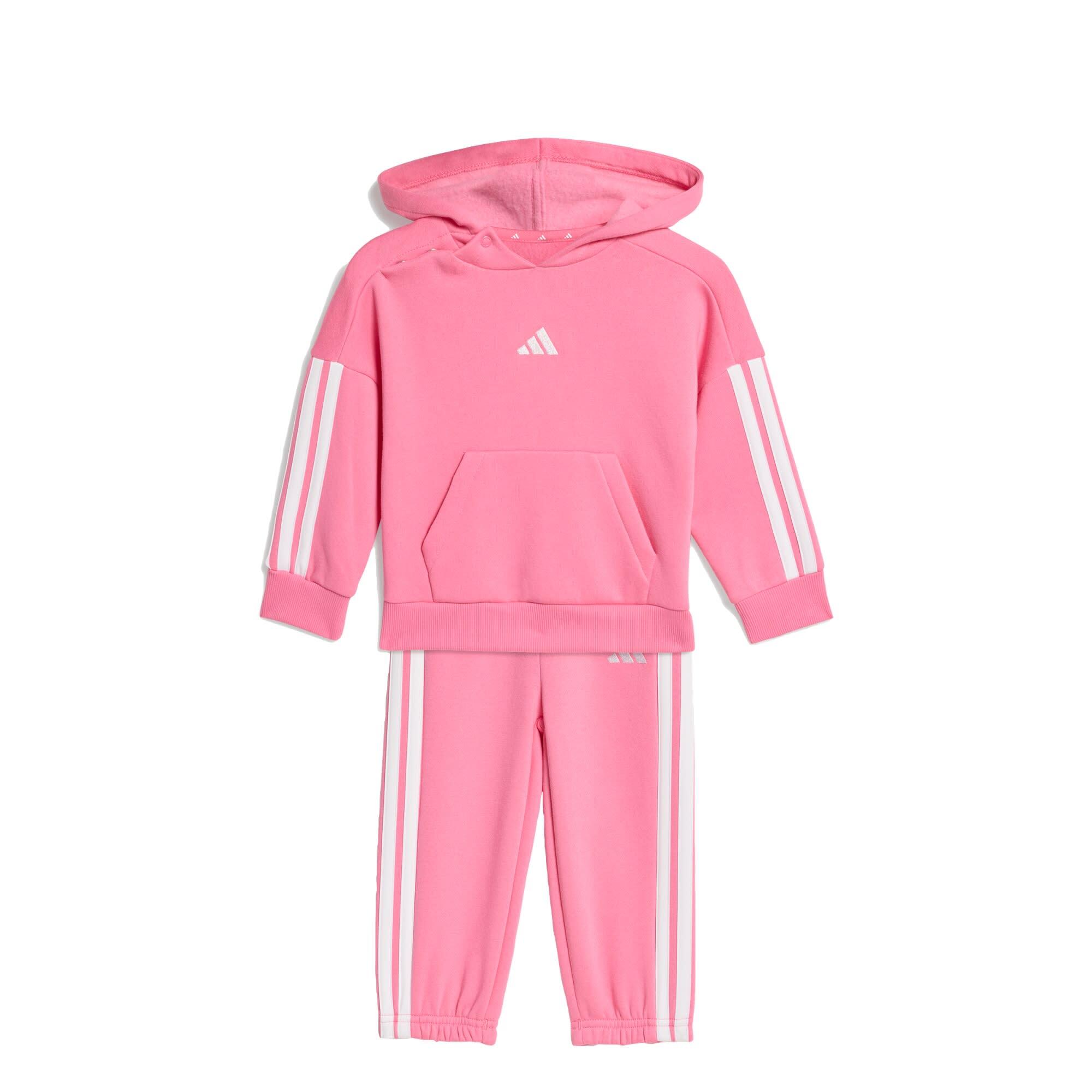 Adidas - Ensemble Sportswear Essentials Enfants - Survêtement - Blanc|rose - Decathlon