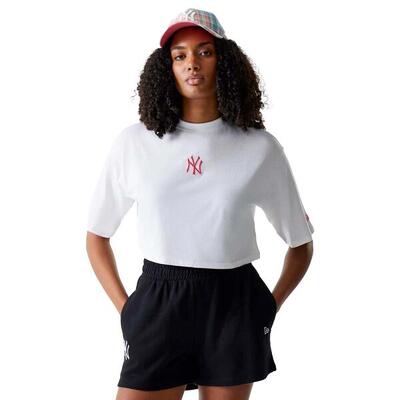 New Era Wmns Le Midi Crop Tee Neyyan T-Shirt Dame