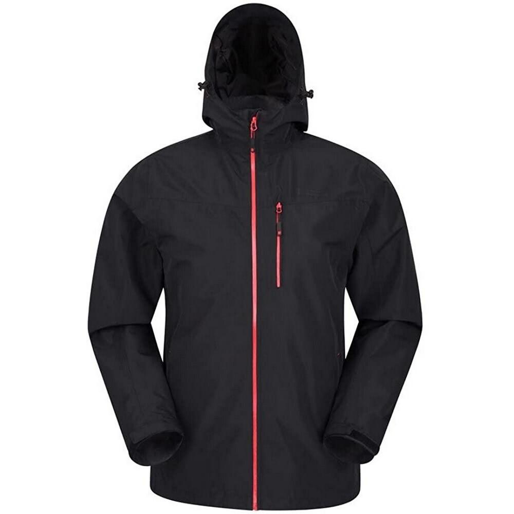 MOUNTAIN WAREHOUSE Mens Brisk Extreme Waterproof Jacket (Black)