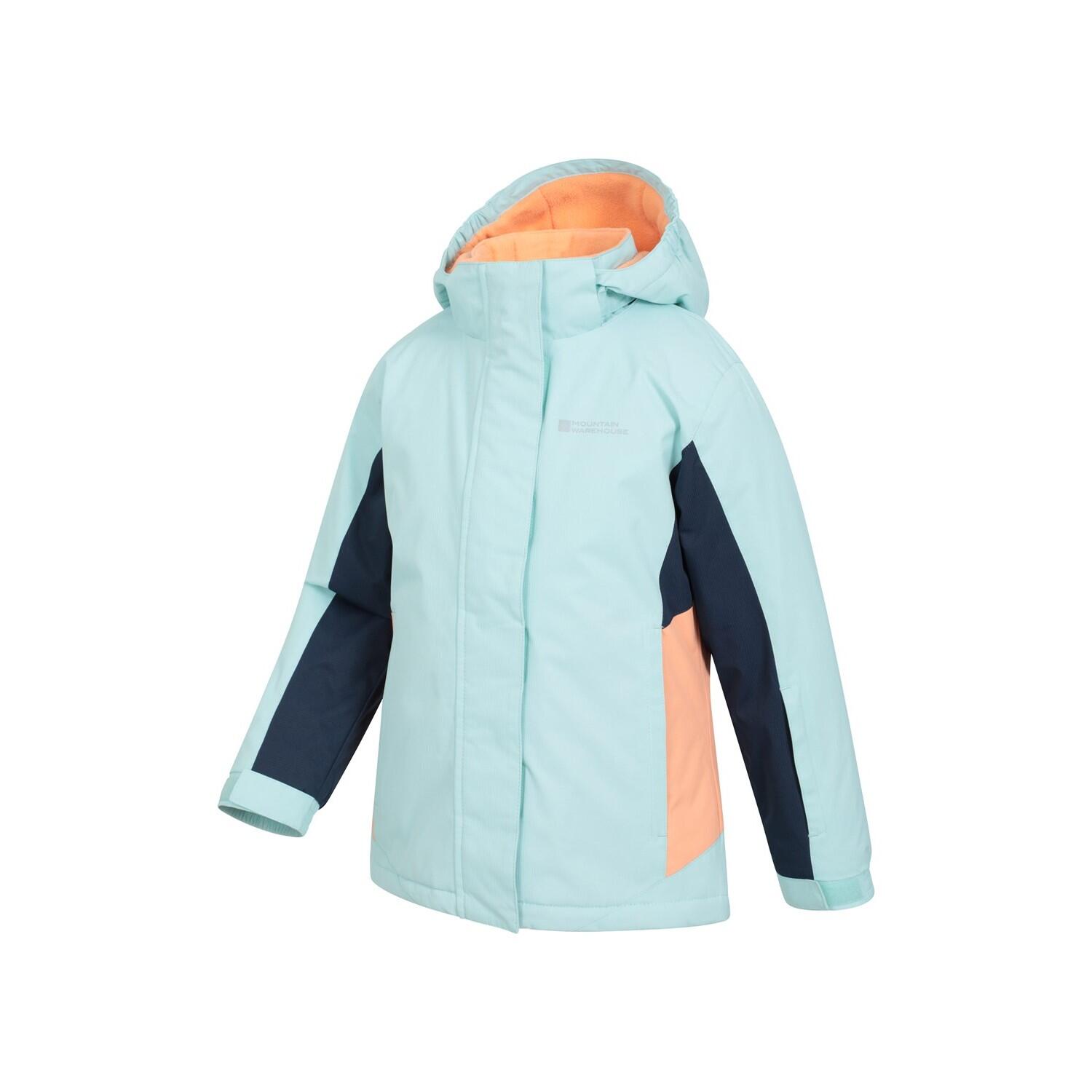 Giacca Da Sci Bambini Mountain Warehouse Honey Verde Acqua 3/4