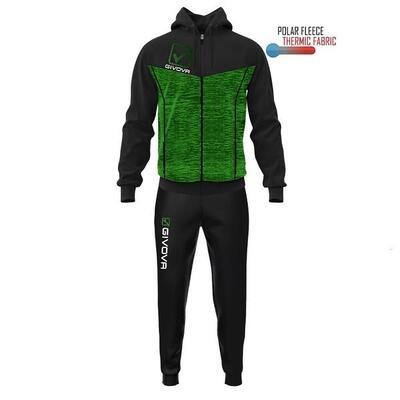 Fleece tracksuit met capuchon givova visa
