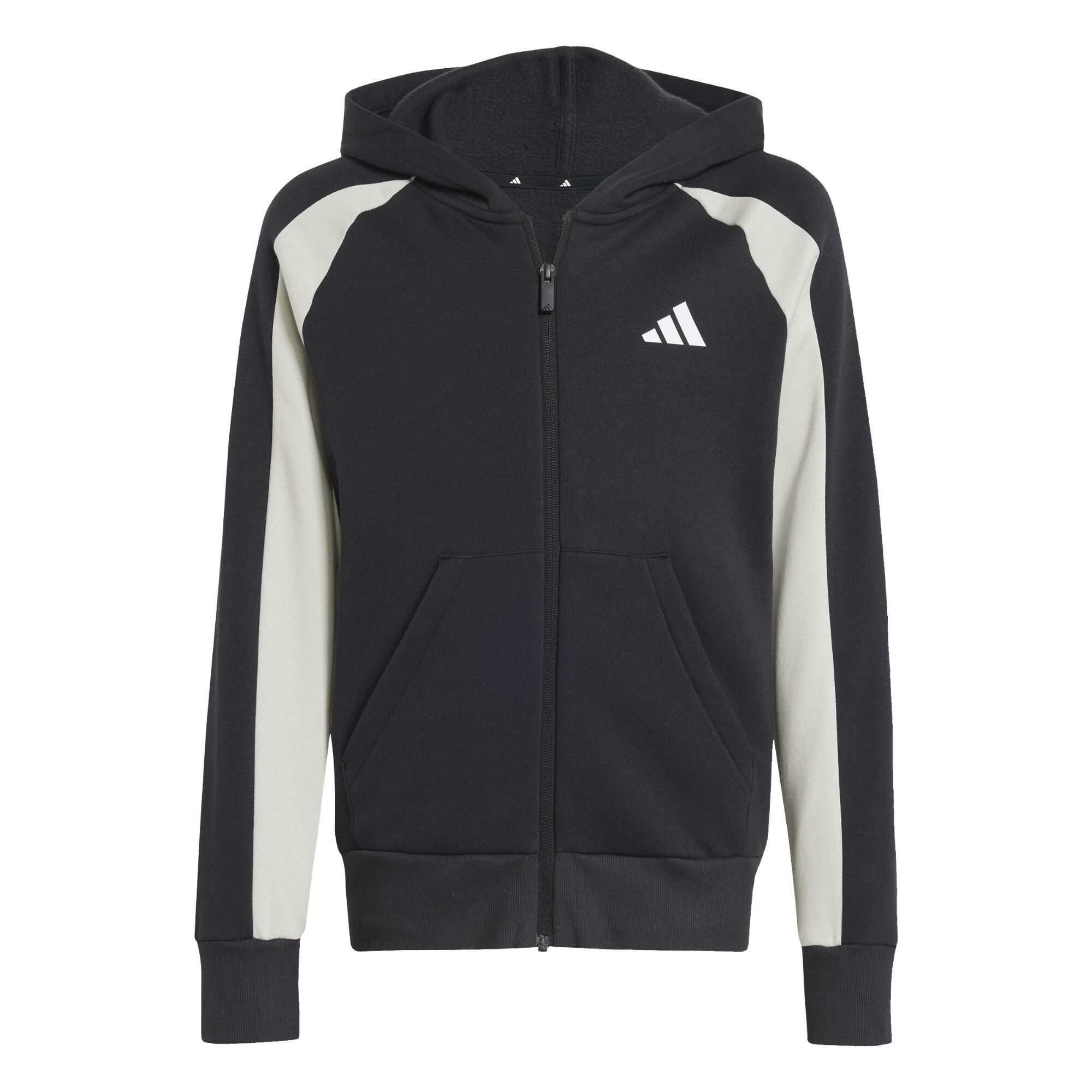 Survêtement Essentials Colorblock Fleece Noir - JI6228 4/5