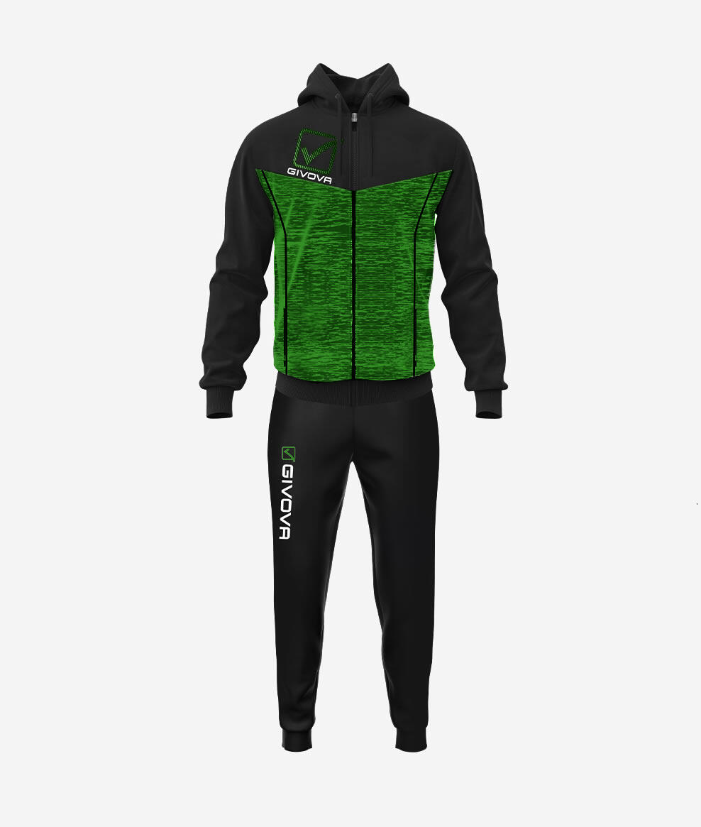 Fleece-Jogginganzug mit Kapuze Givova Visa 2/3