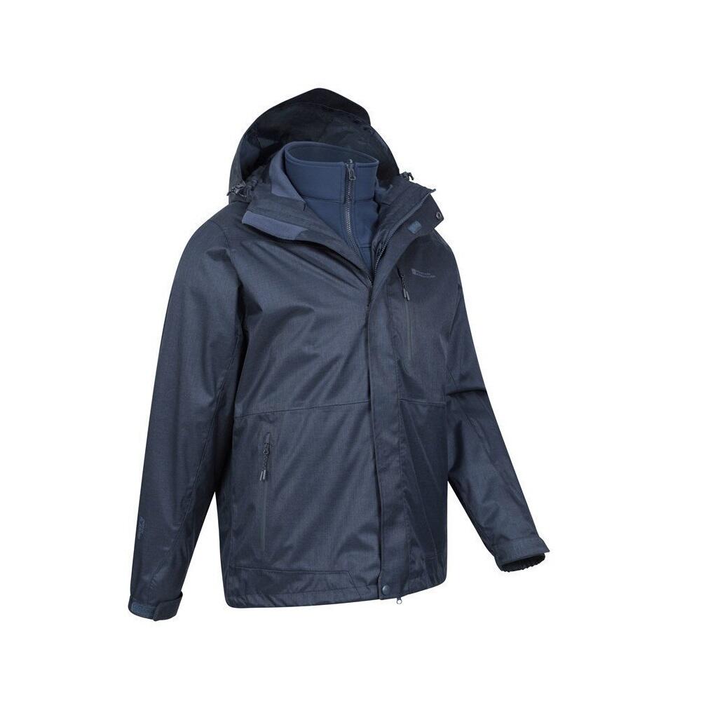 "Bracken" Jacke 3 in 1 für Herren Blau 3/4