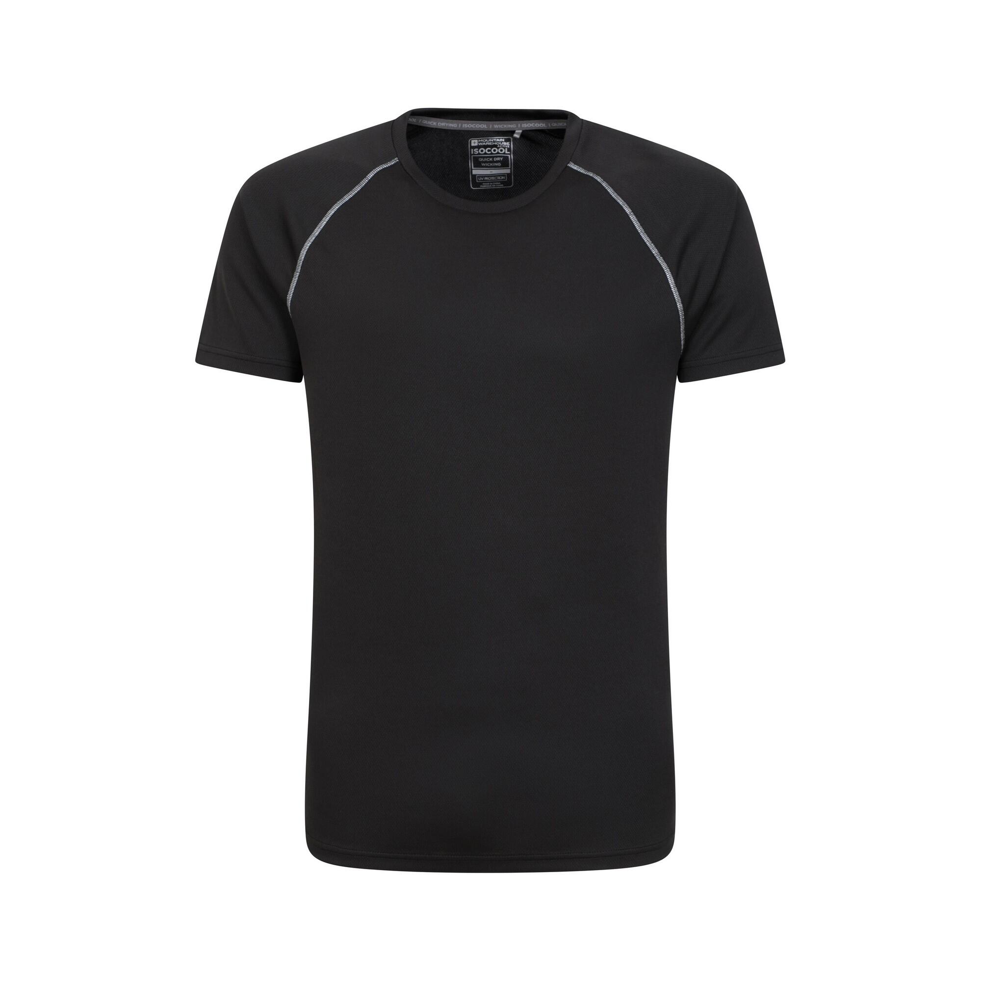 MOUNTAIN WAREHOUSE Mens Endurance IsoCool TShirt (Black)