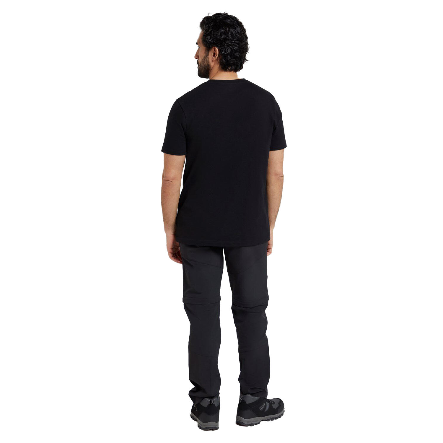 Maglietta Uomo Mountain Warehouse Tech Mountains Nero 2/4