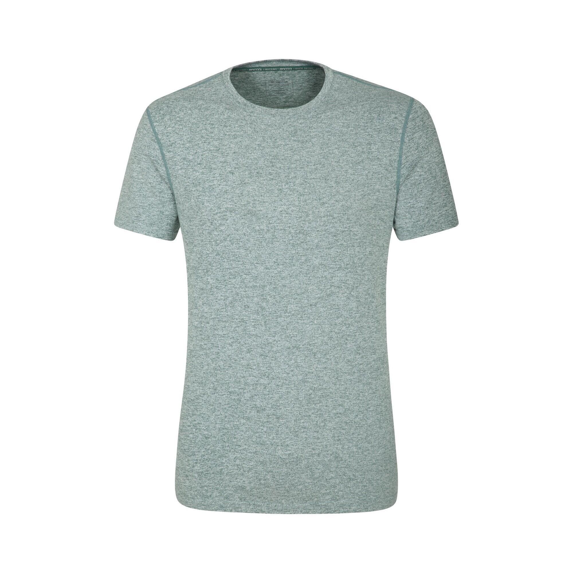 MOUNTAIN WAREHOUSE Mens Echo Melange TShirt (Dark Green)