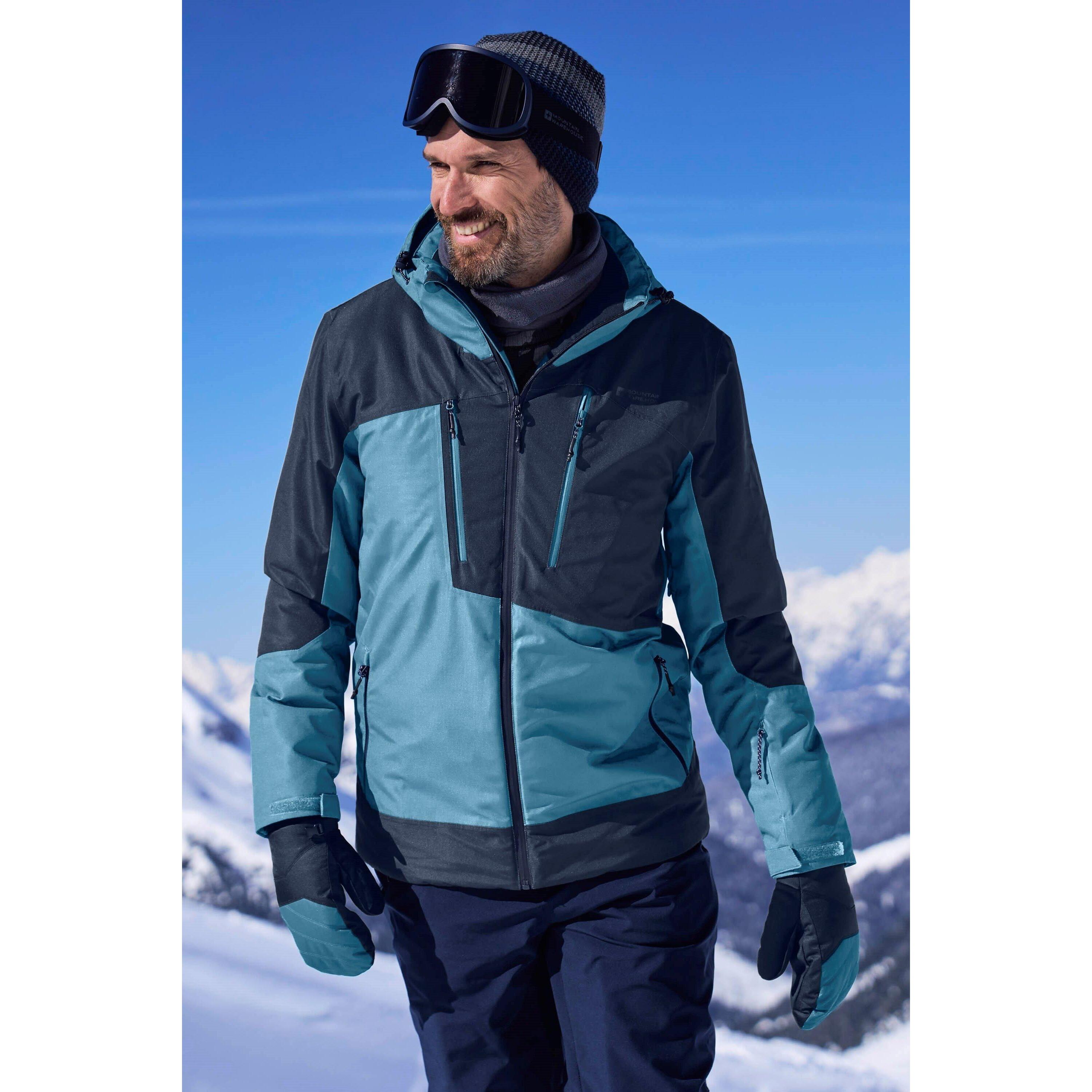MOUNTAIN WAREHOUSE Mens Supernova Waterproof Ski Jacket (Blue)